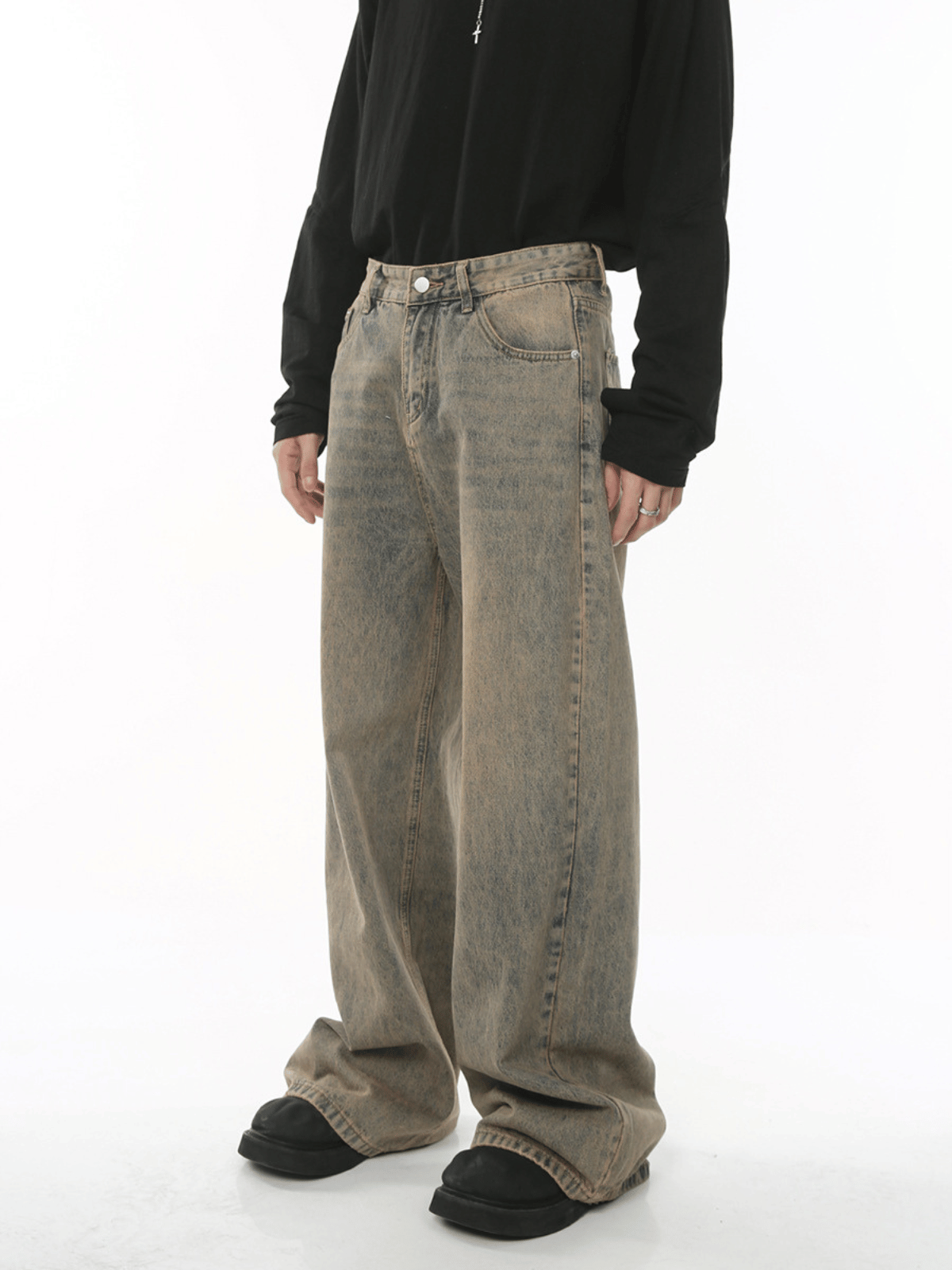 LUXE - Loose Washed Basic Jeans | Teenwear.eu