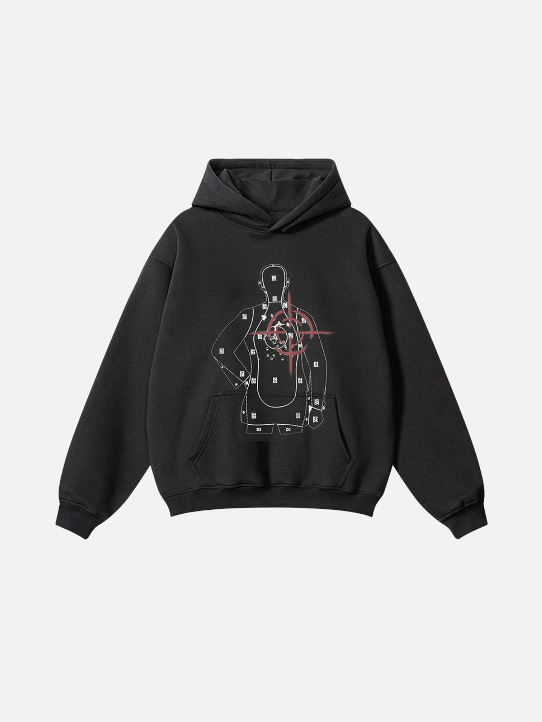 AIMZY – Oversized Graphic Hoodie Black | Teenwear.eu