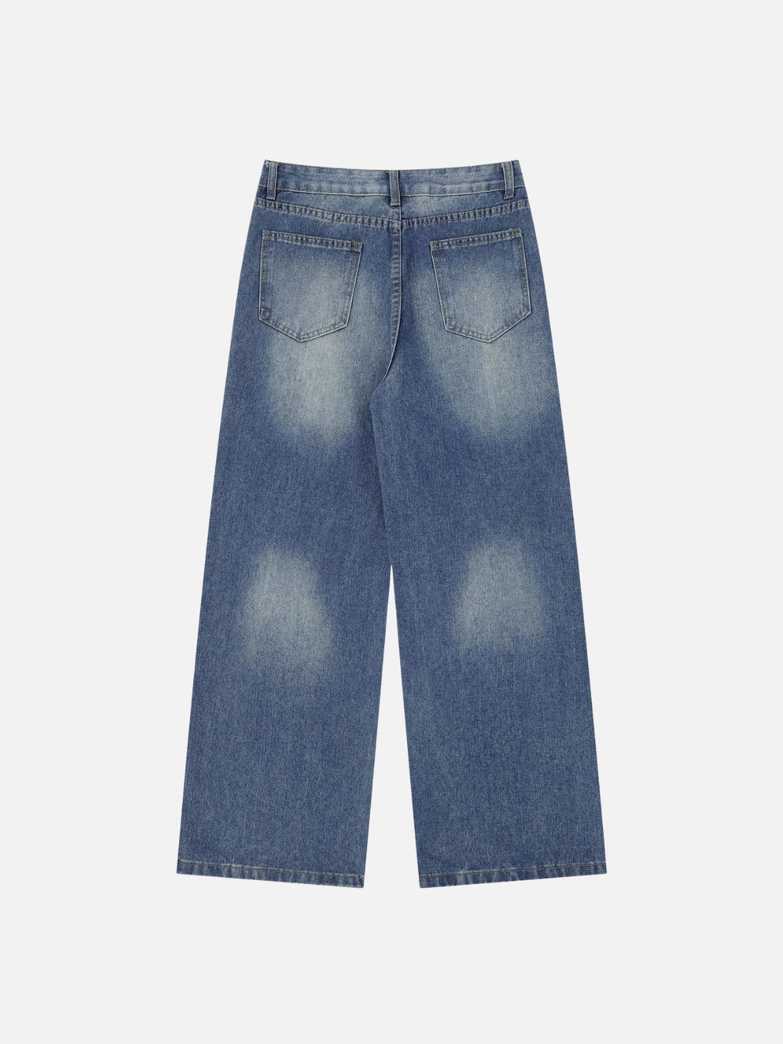 RIVETZ - Baggy Embroidered Jeans Blue | Teenwear.eu