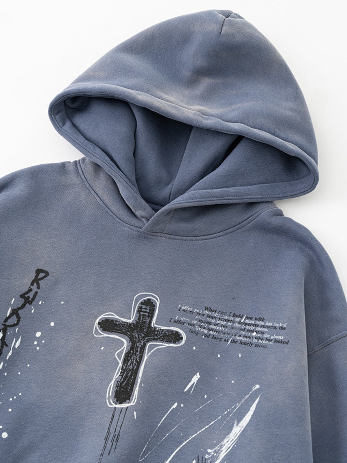 KRISS CROSS - Oversized Print Hoodie | Teenwear.eu