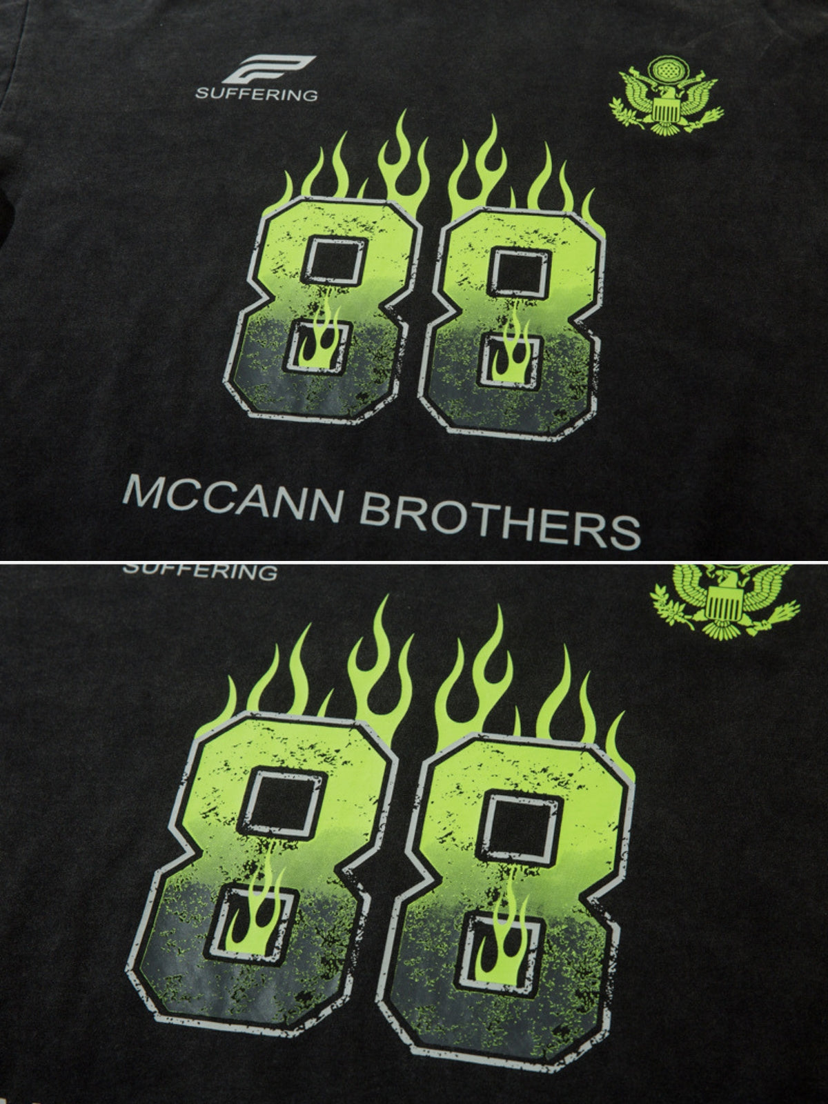 SUFFERING - Oversized Print Long Sleeve T-shirt | Teenwear.eu