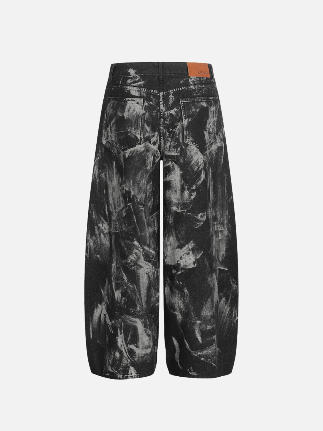 FUMEE – Baggy Graphic Jeans Black | Teenwear.eu