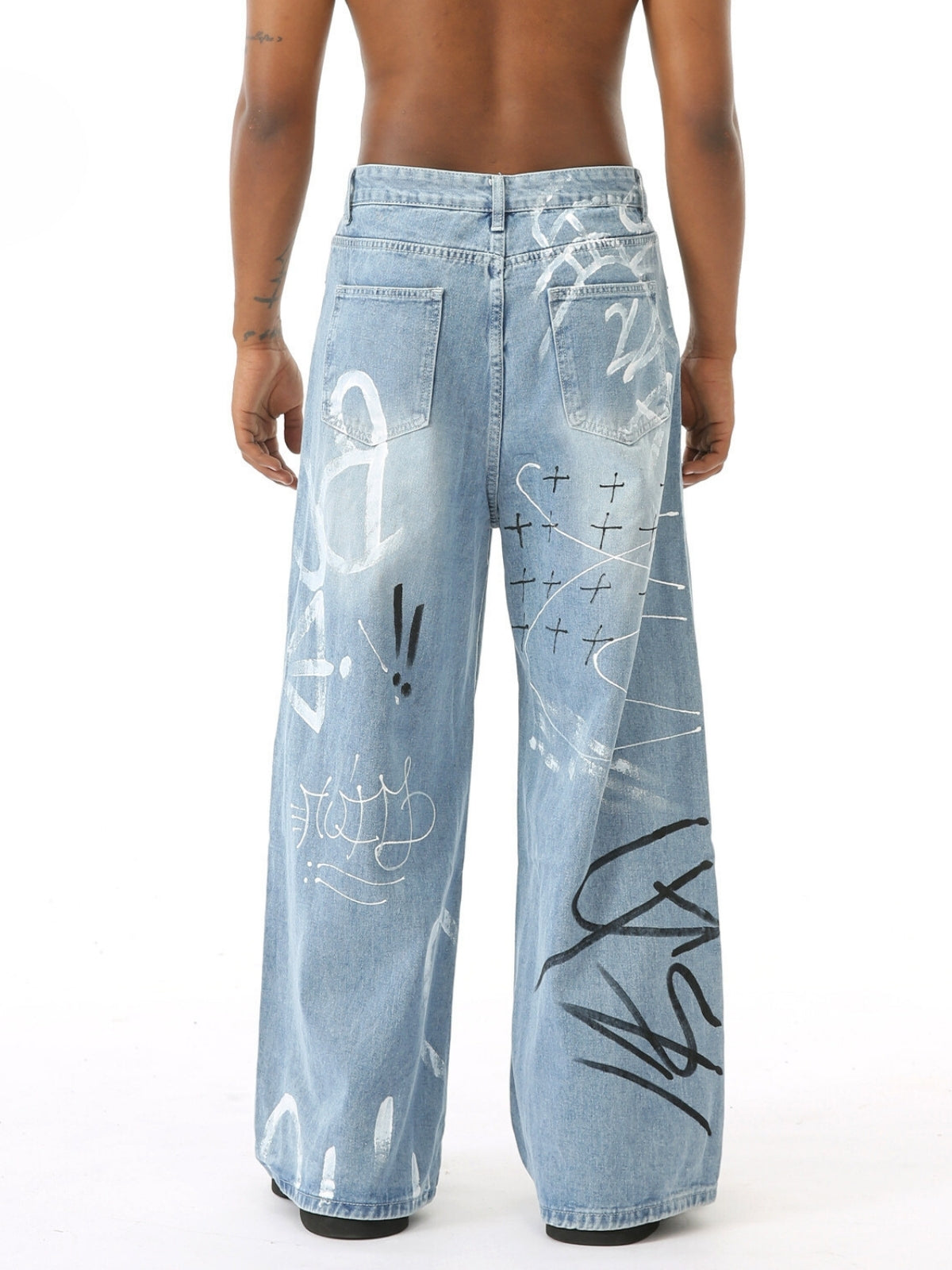FACEY - Baggy Graphic Jeans | Teenwear.eu