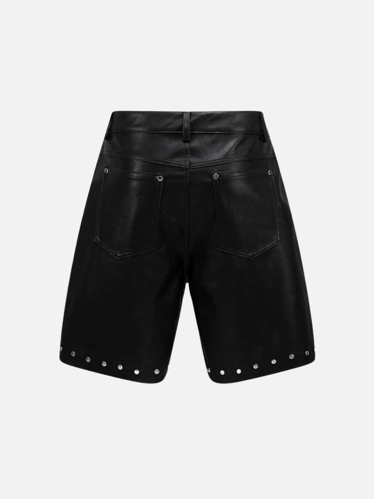 OPIATH - Baggy Faux Leather Basic Shorts | Teenwear.eu