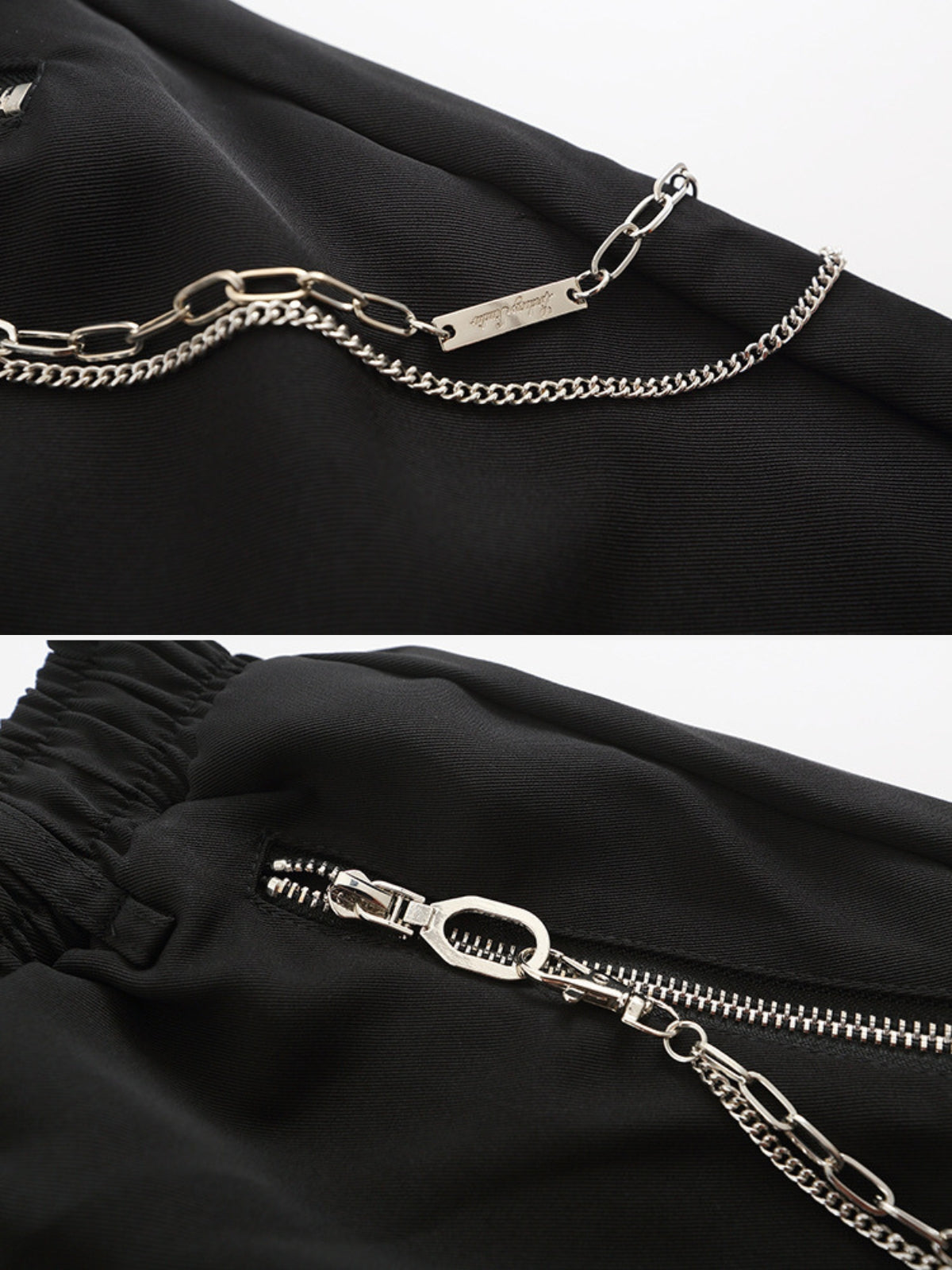 FAMOU - Baggy Basic Chain Shorts | Teenwear.eu