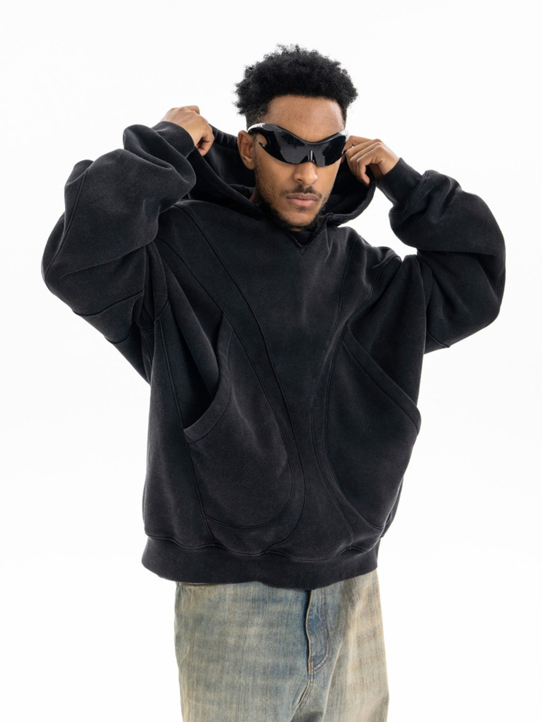 GANGIE - Oversized Basic Hoodie | Teenwear.eu