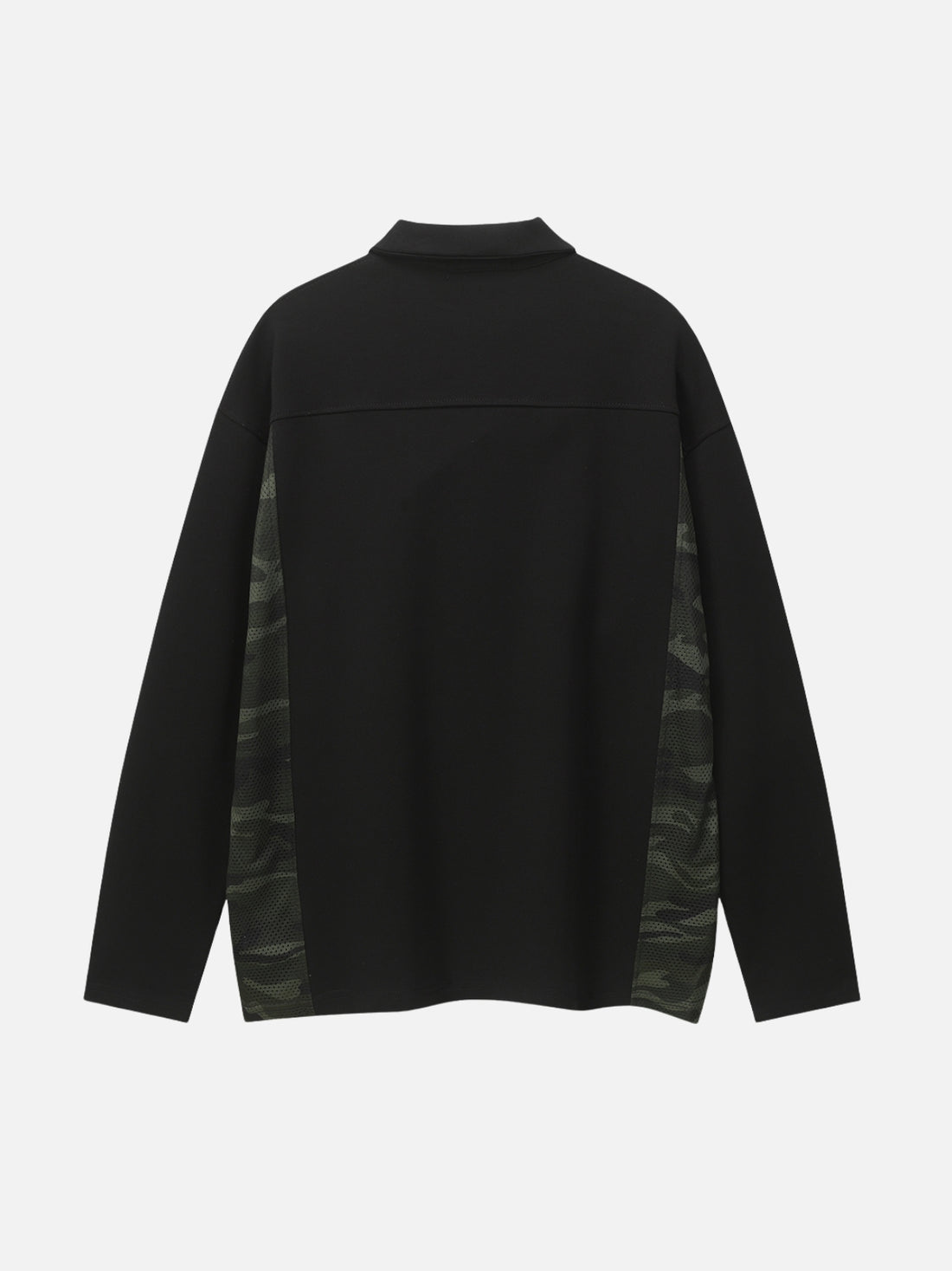 ADEADVA - Oversized Print Long Sleeved T-Shirt Black | Teenwear.eu