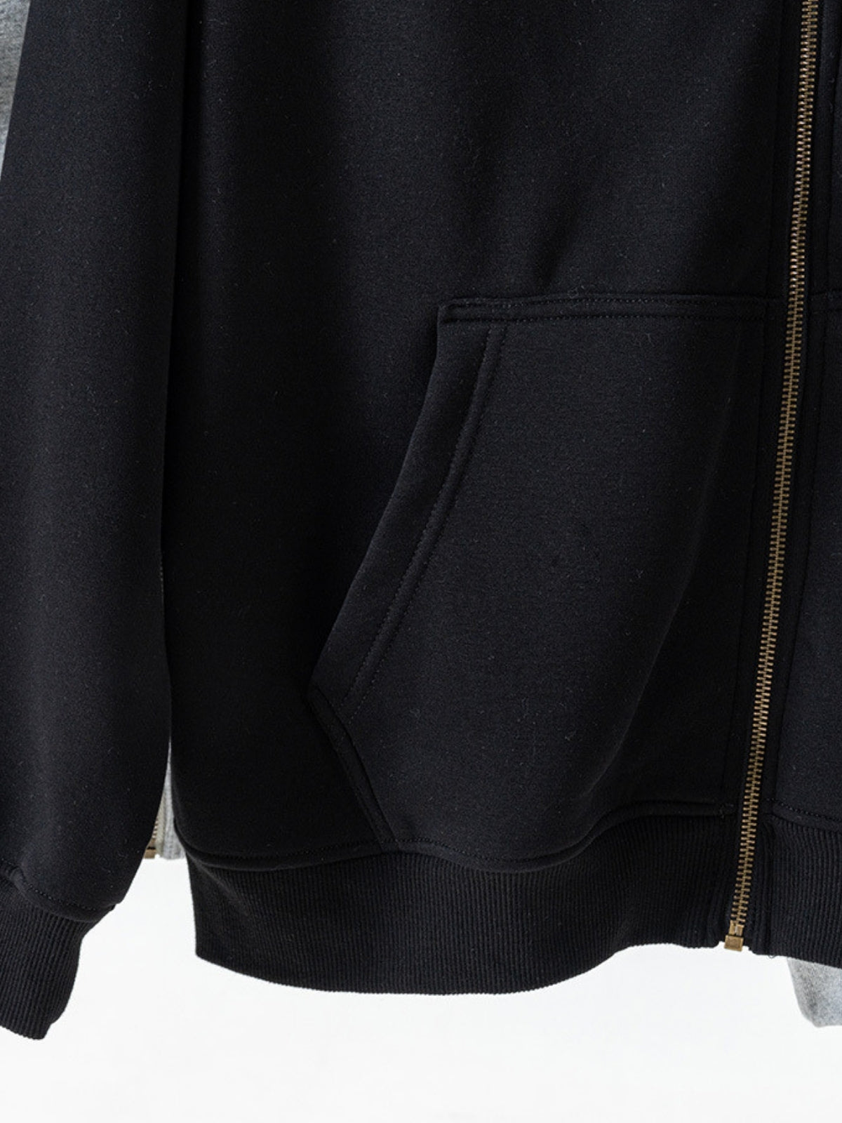 JOGGERSA - Oversized Basic Zip Up Jacket Hoodie | Teenwear.eu
