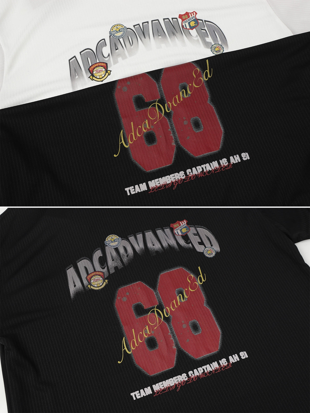 ADCAVANCED - Oversized Print Long Sleeved T-Shirt | Teenwear.eu