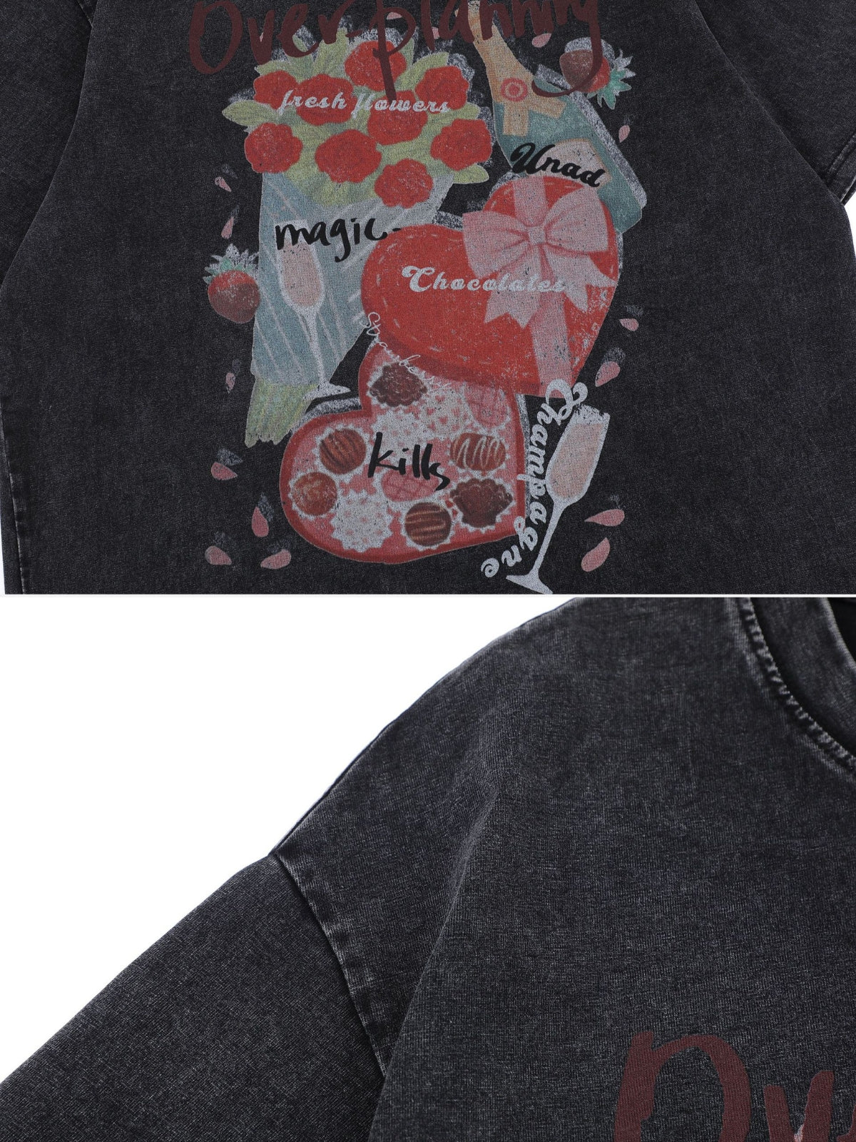 PLANNING - Oversized Print T-Shirt | Teenwear.eu