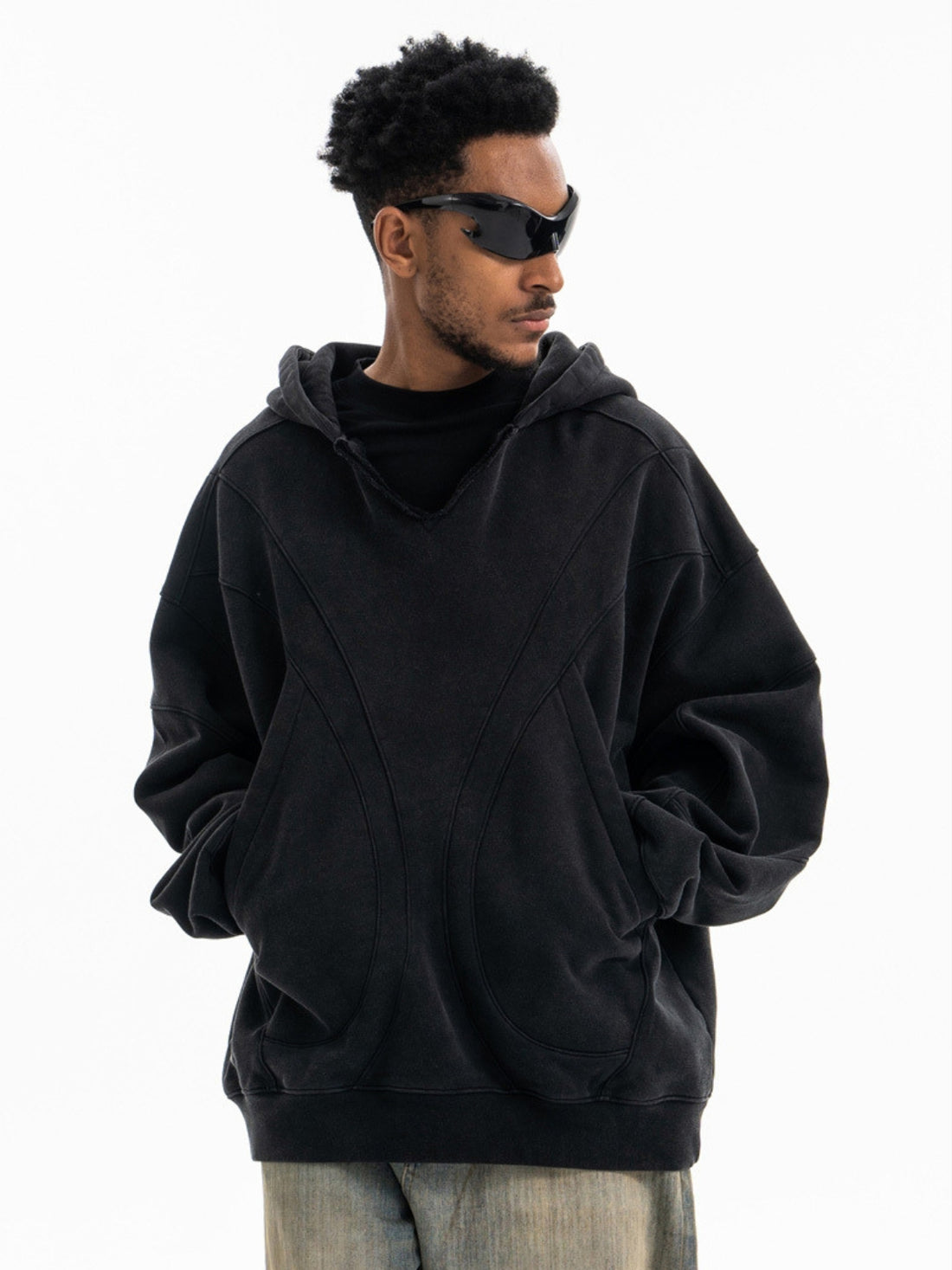 GANGIE - Oversized Basic Hoodie | Teenwear.eu