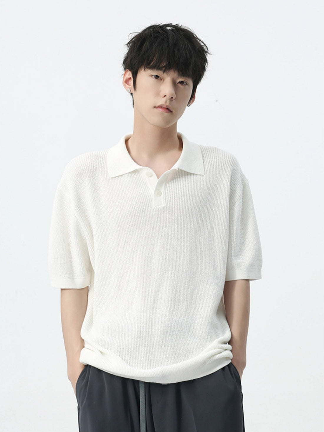 GOMB - Relaxed Basic Polo Shirt | Teenwear.eu