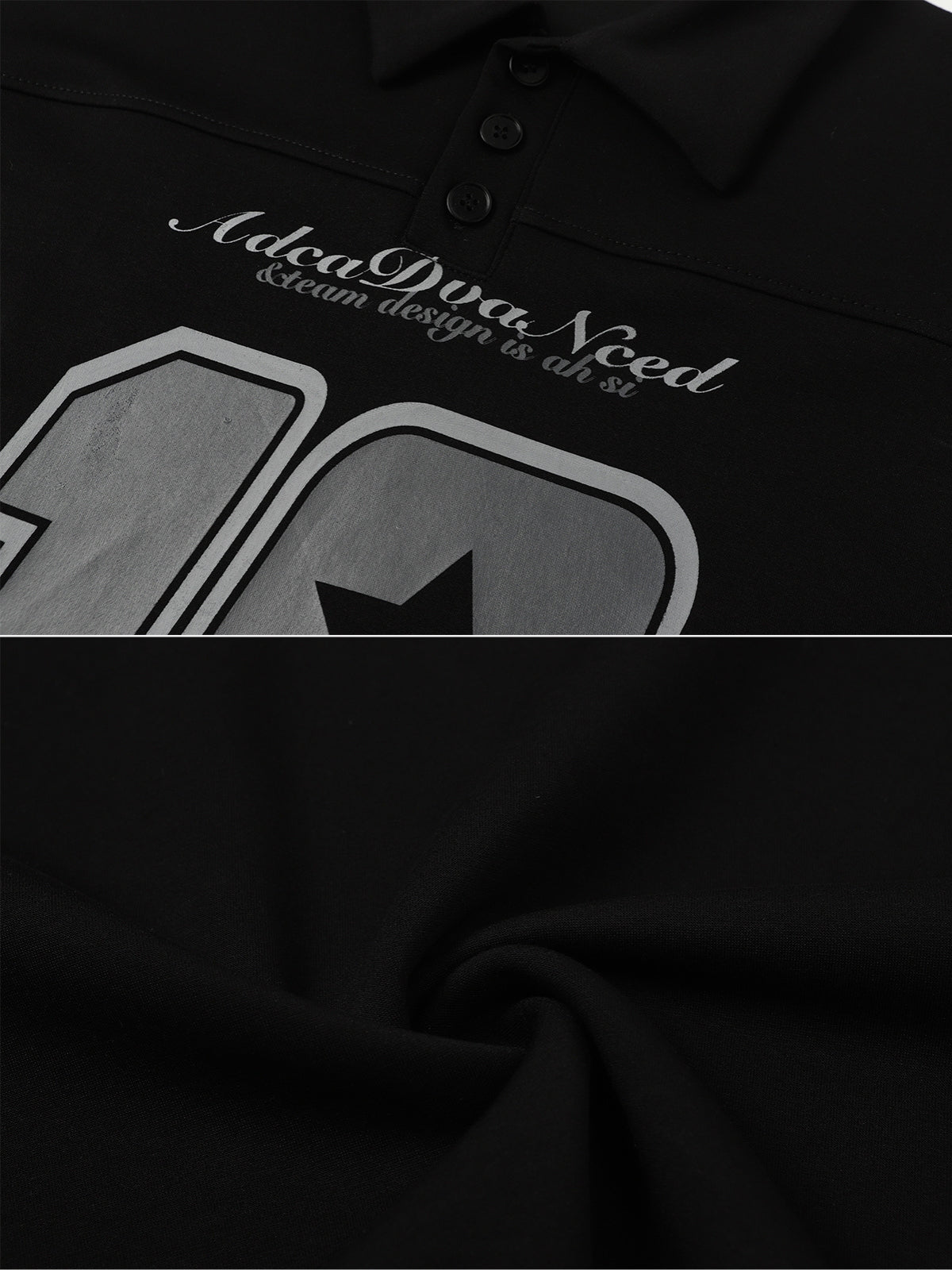 ADEADVA - Oversized Print Long Sleeved T-Shirt | Teenwear.eu