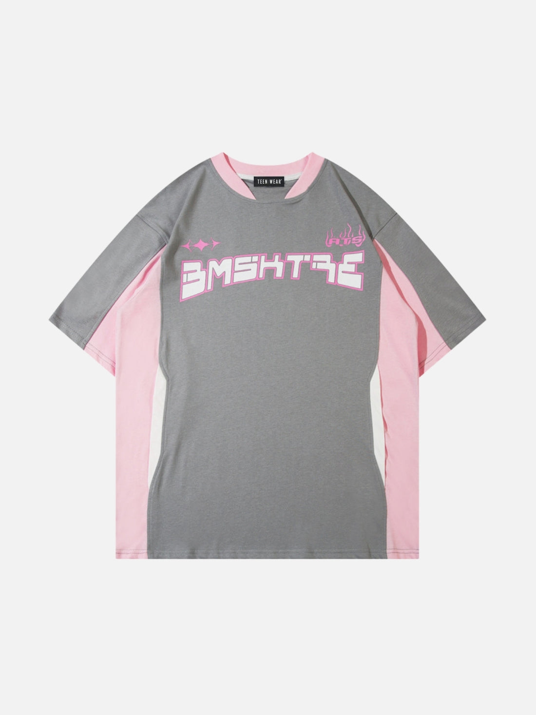 EMBESKE - Oversized Print T-Shirt Black | Teenwear.eu