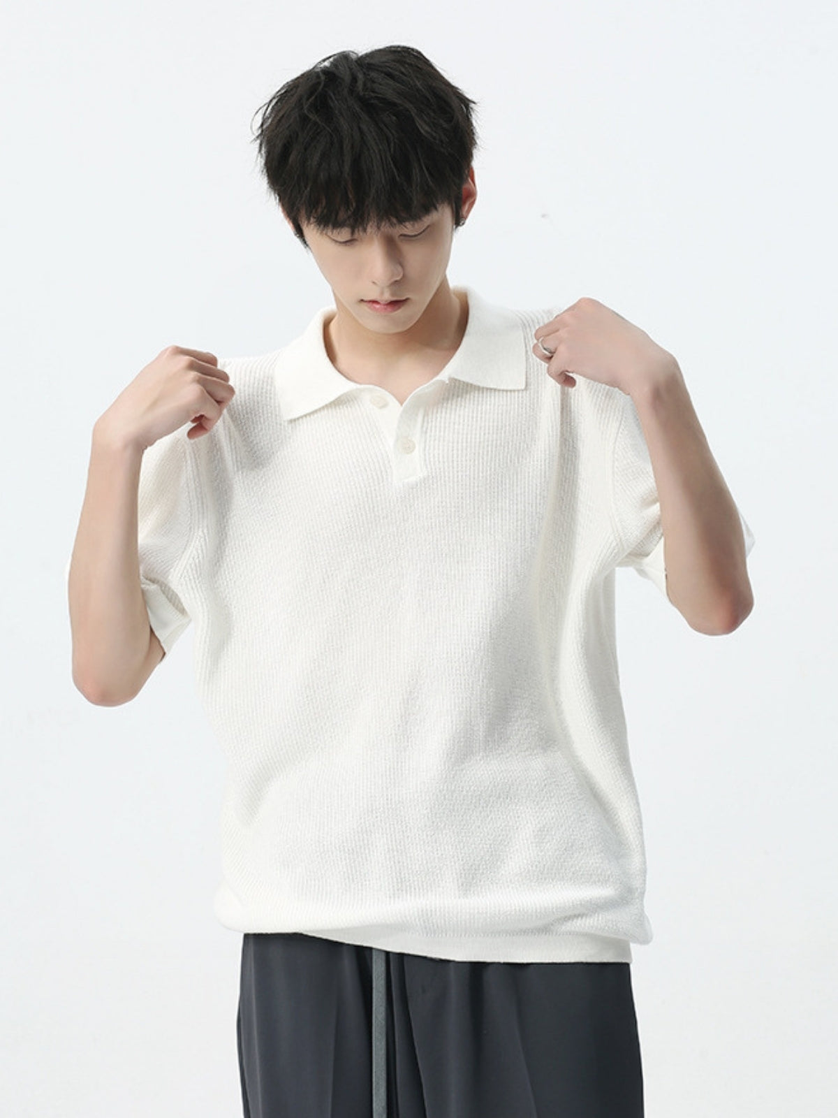 GOMB - Relaxed Basic Polo Shirt | Teenwear.eu