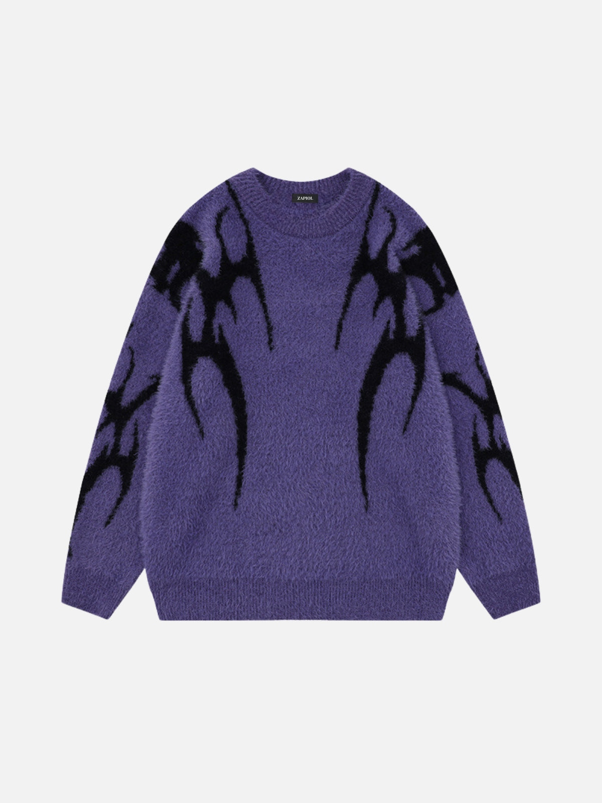MONOGRAM - Oversized Graphic Sweater Purple | Teenwear.eu