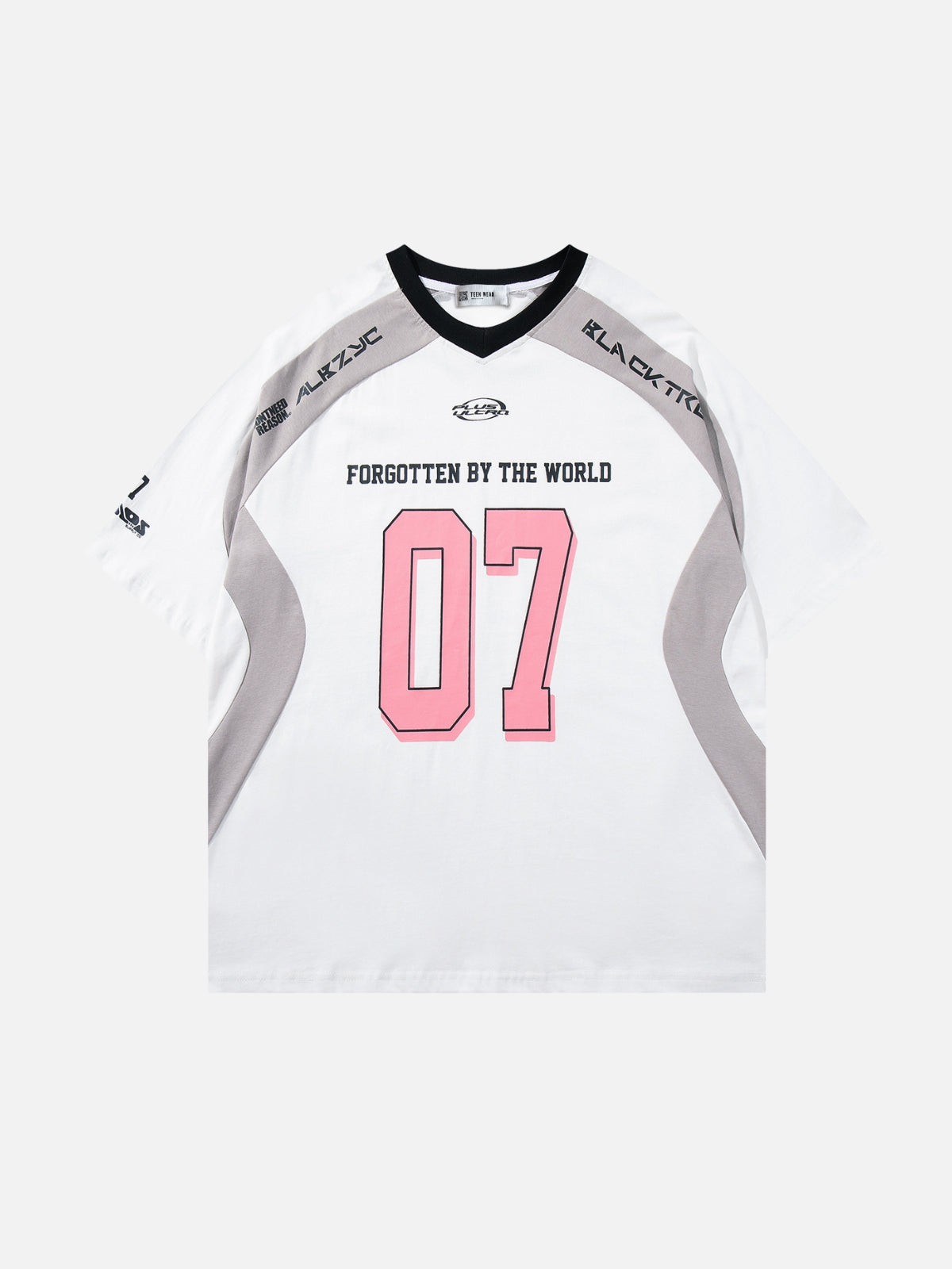 FORGOTTEN - Oversized Graphic Jersey T-Shirt White | Teenwear.eu