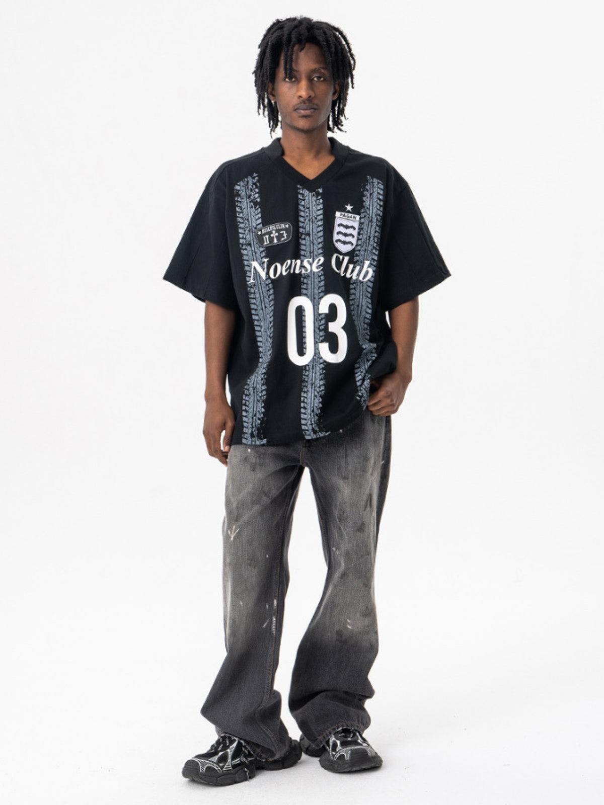 NOENSE - Oversized Print Jersey T-Shirt | Teenwear.eu