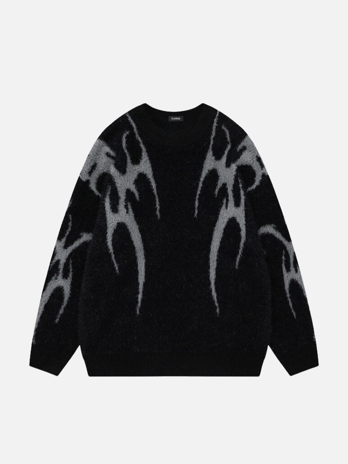 MONOGRAM - Oversized Graphic Sweater Black | Teenwear.eu