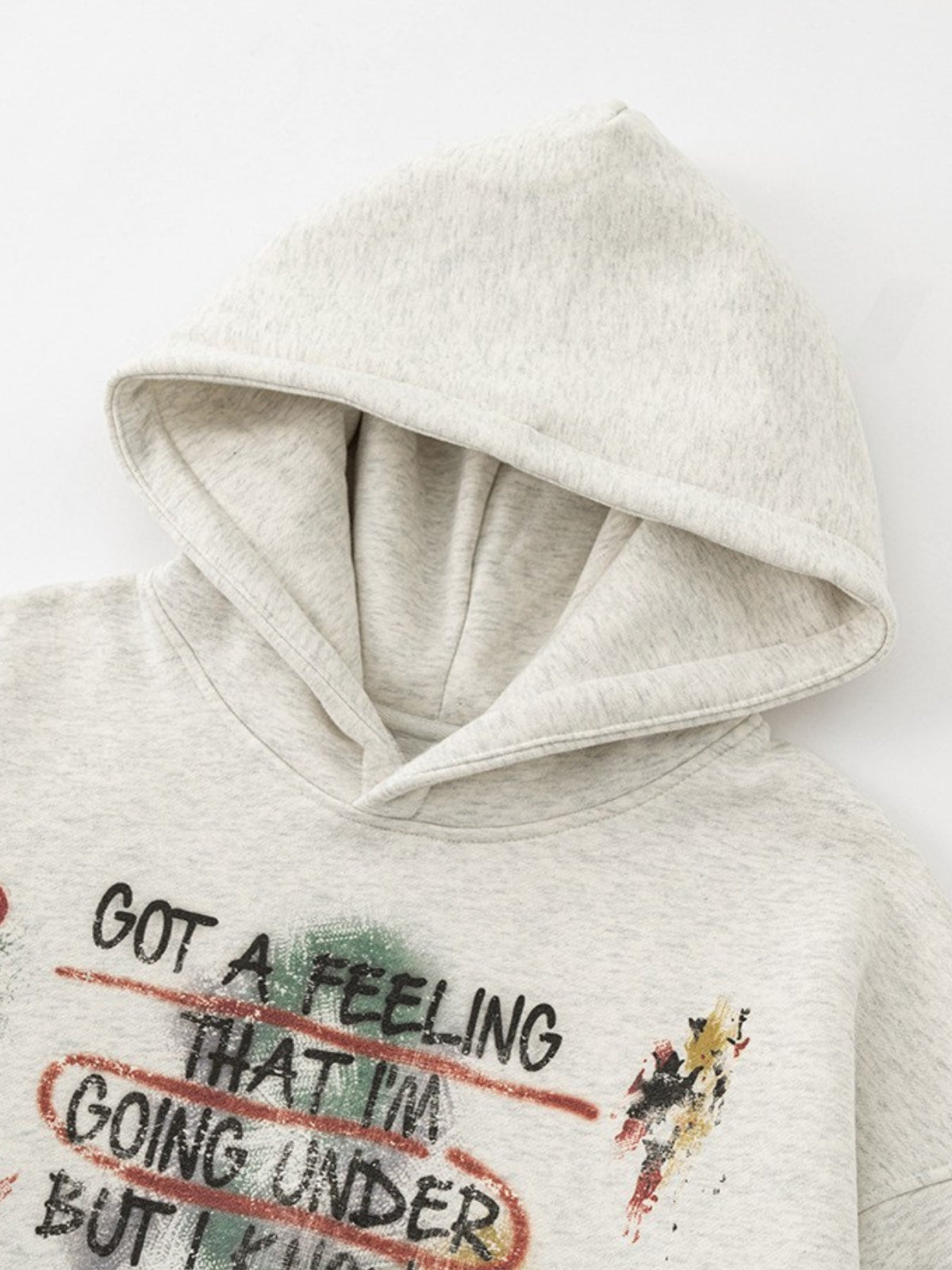 FEELING - Oversized Print Hoodie | Teenwear.eu