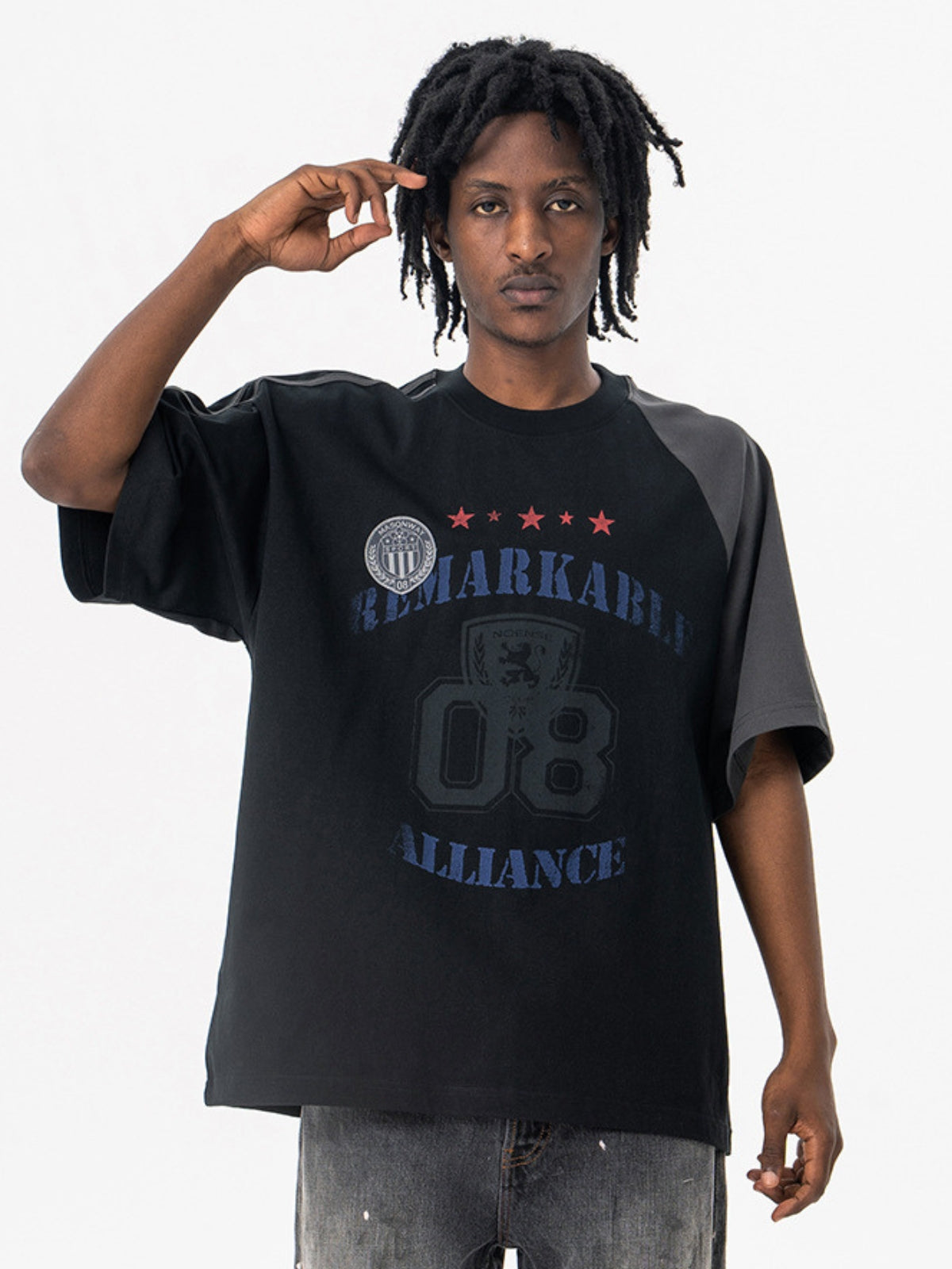 ALLIANCE - Oversized Print Jersey T-Shirt | Teenwear.eu