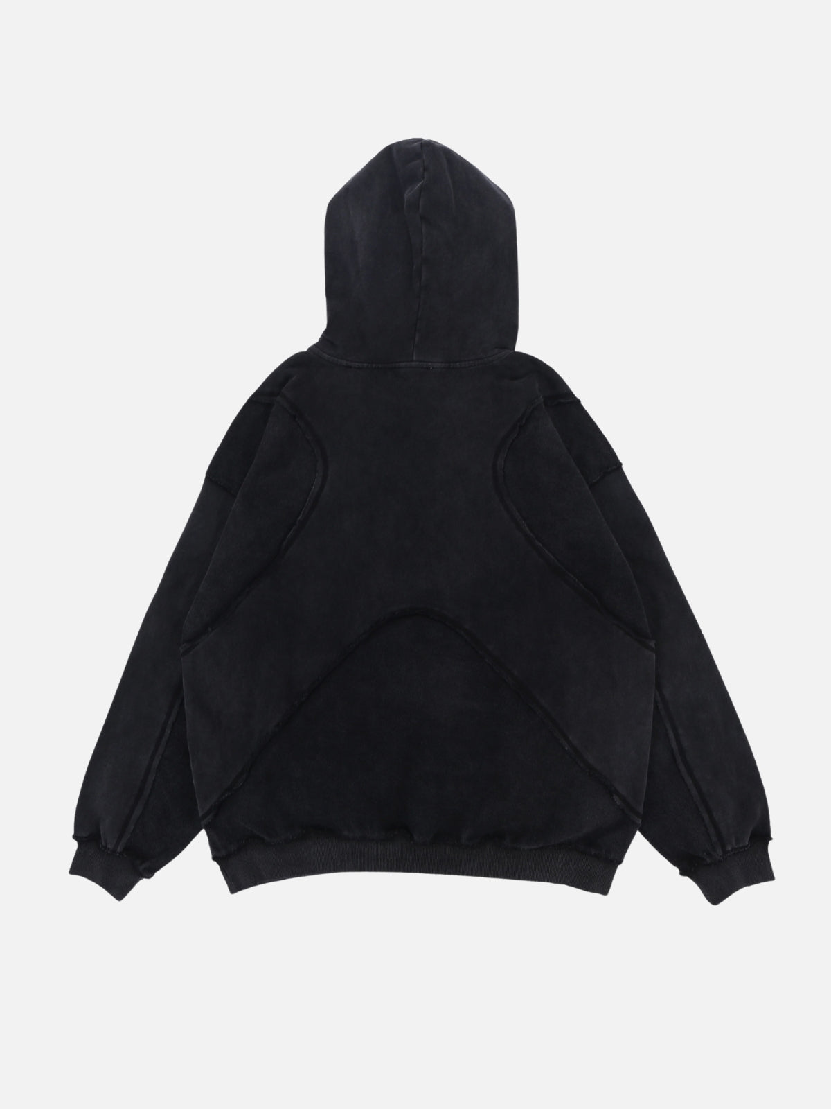 CRUNCHED - Oversized Embroidered Hoodie | Teenwear.eu