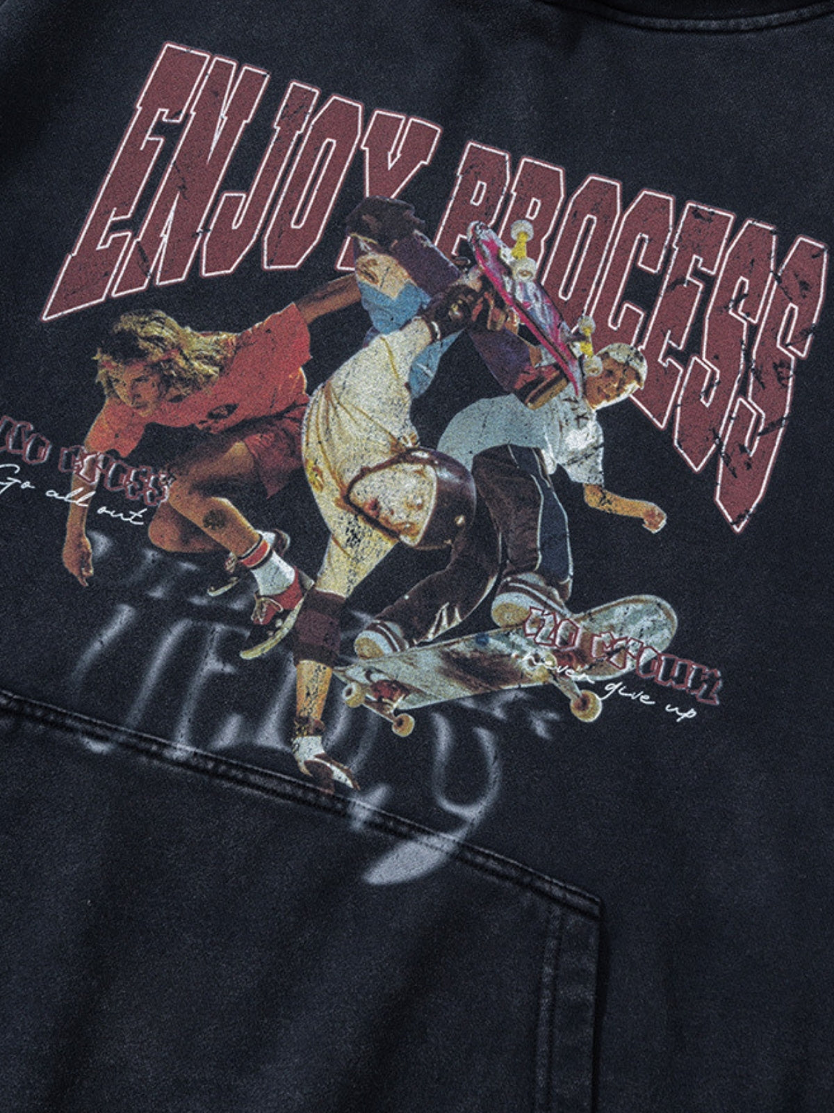 PROCESS - Oversized Graphic Hoodie | Teenwear.eu