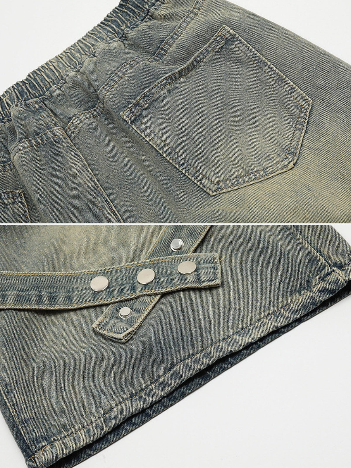 BUTTONY - Baggy Basic Denim Shorts | Teenwear.eu