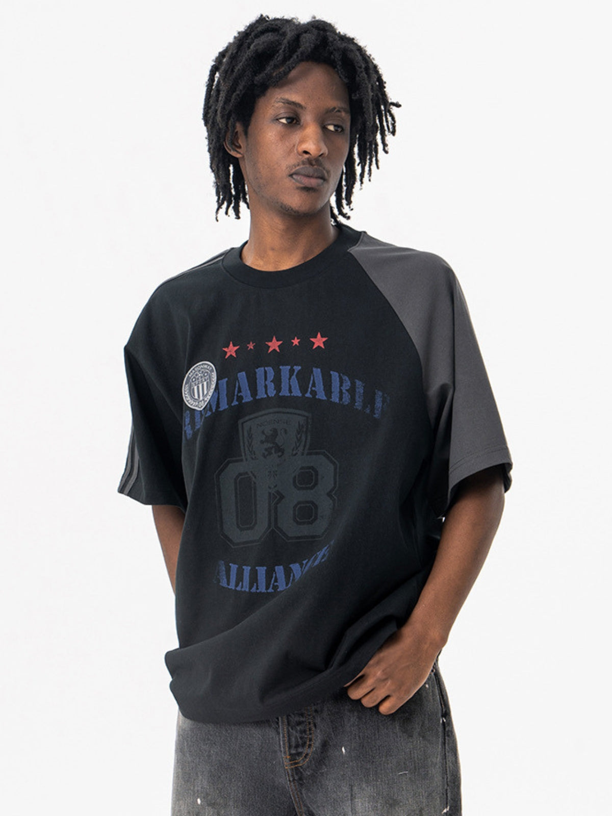 ALLIANCE - Oversized Print Jersey T-Shirt | Teenwear.eu
