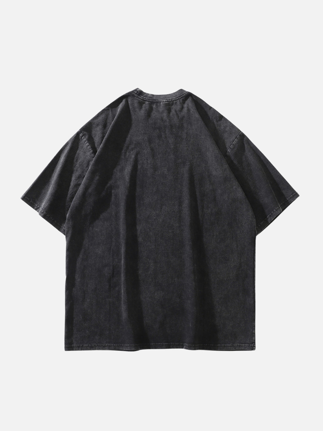 BUTTERFLY - Oversized Print Washed T-Shirt Black | Teenwear.eu