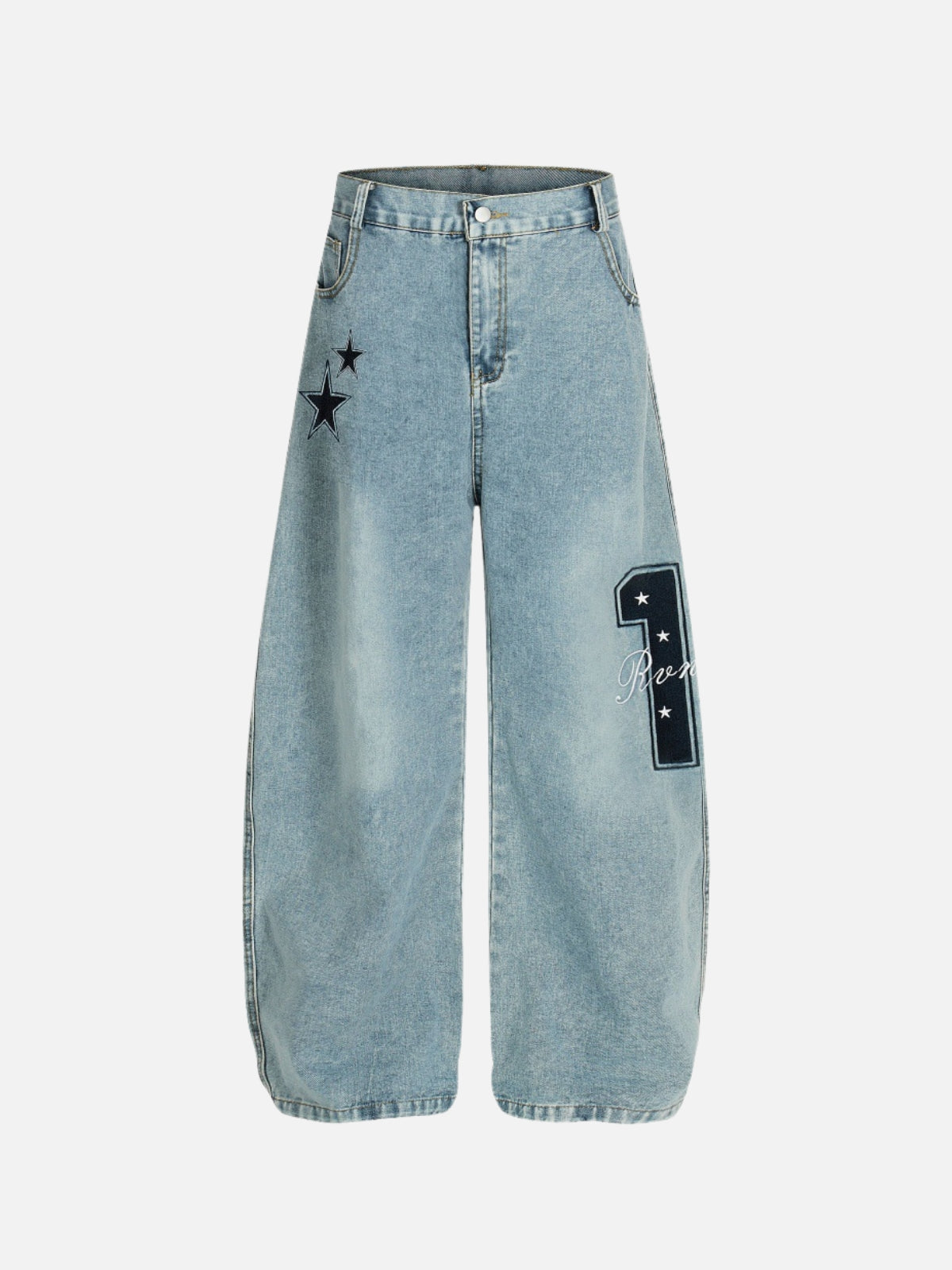 REDLINE - Baggy Graphic Jeans Light Blue | Teenwear.eu