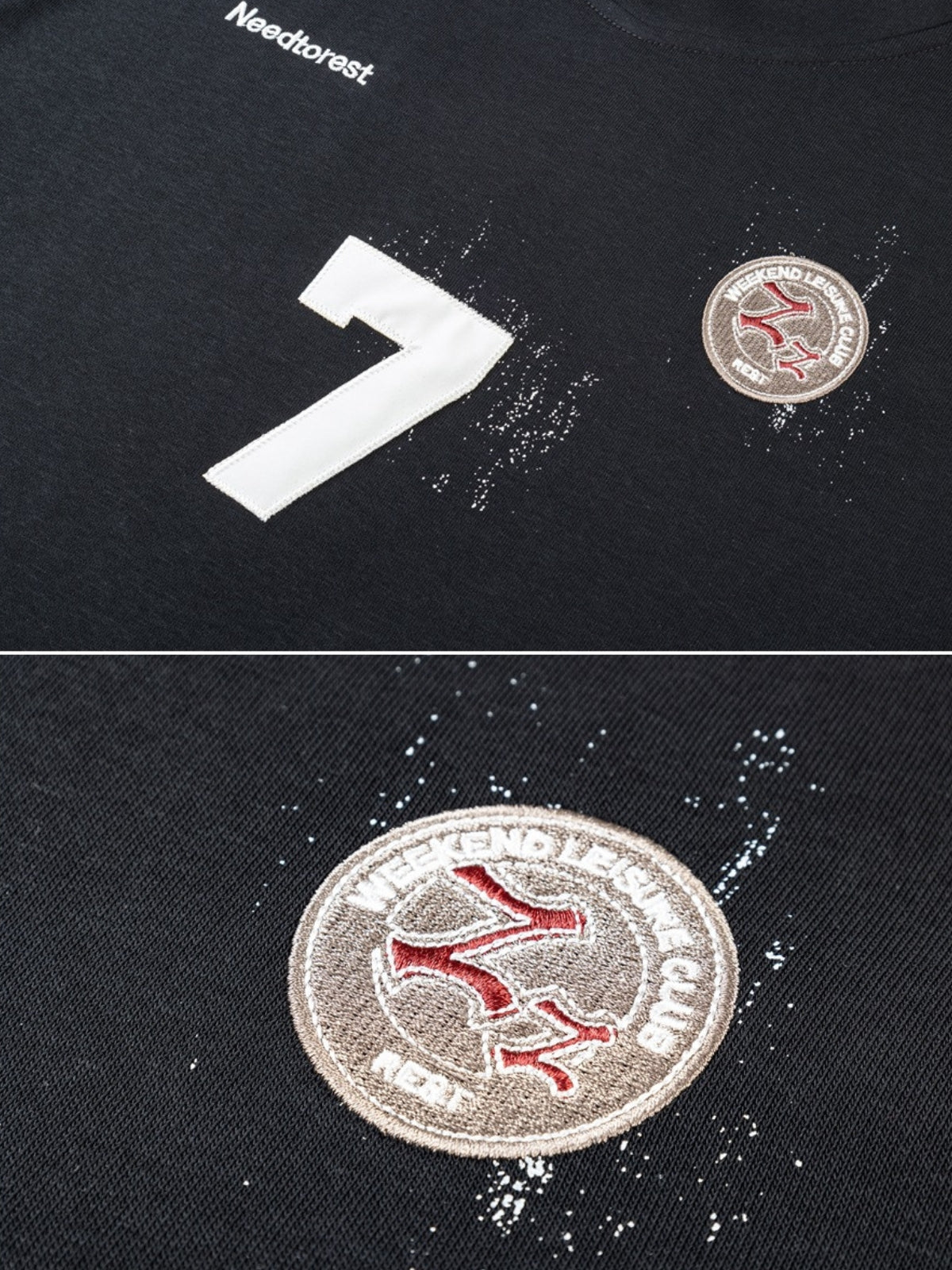 SEVEN - Oversized Embroidered Crewneck | Teenwear.eu