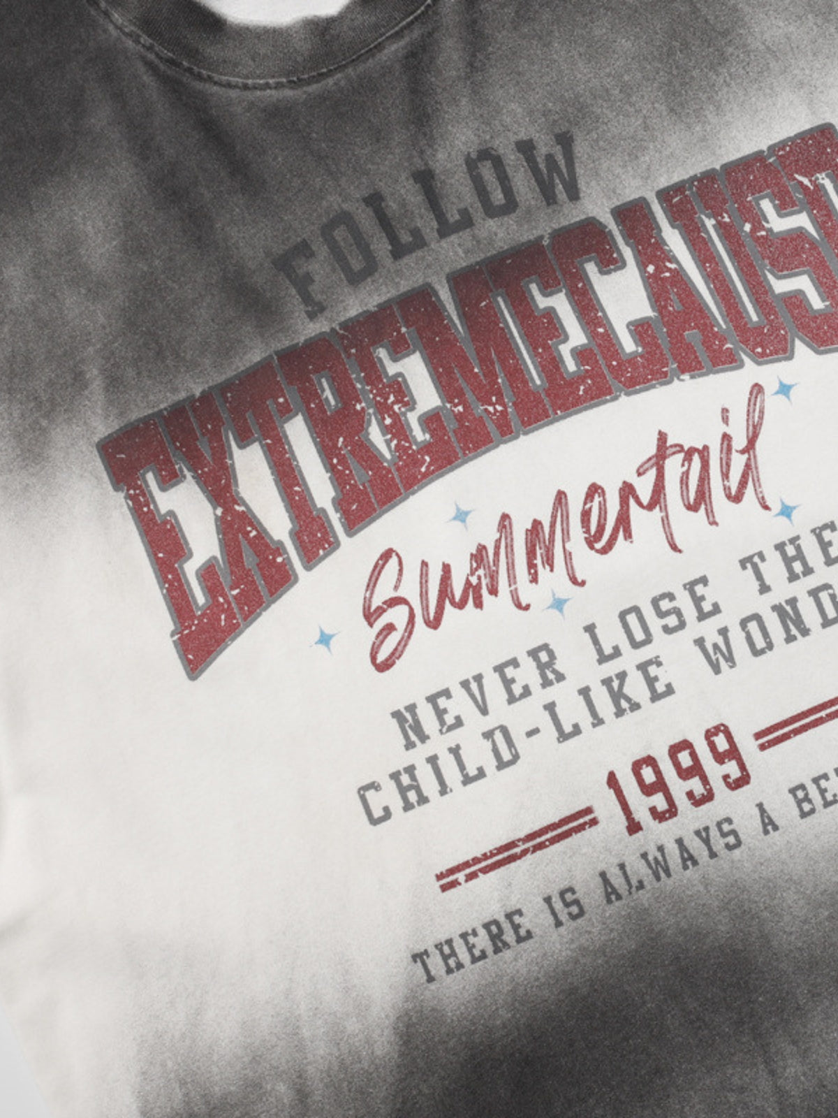 EXTREMECAUSE - Oversized Print Long Sleeve T-Shirt | Teenwear.eu