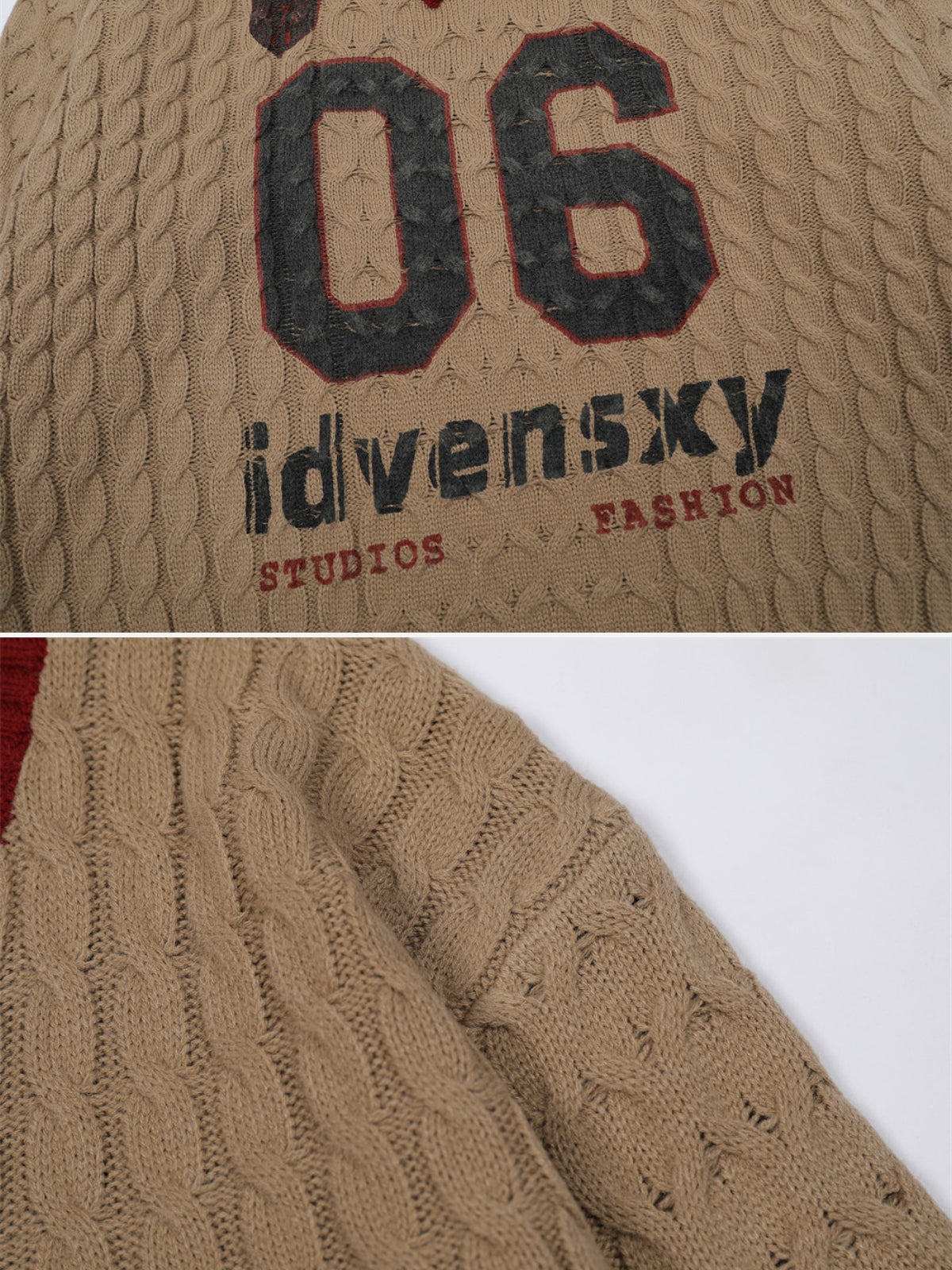 IDVENSXY - Oversized Embroidered Sweater Polo | Teenwear.eu