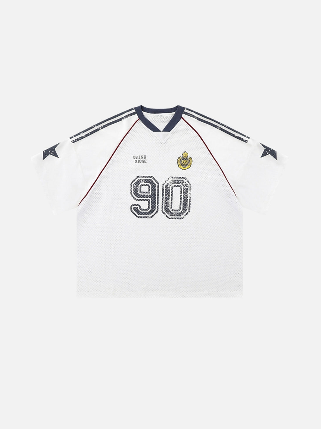 RIDGE - Oversized Graphic Jersey T-Shirt Black | Teenwear.eu