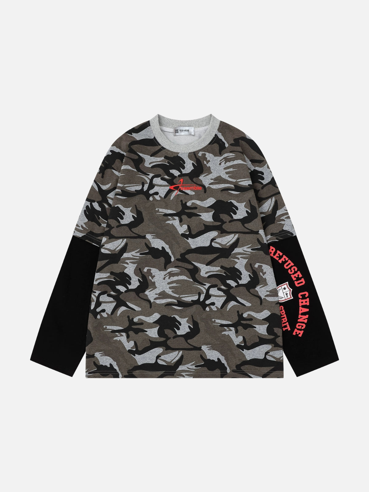 HIDEX - Oversized Print T-Shirt Black | Teenwear.eu