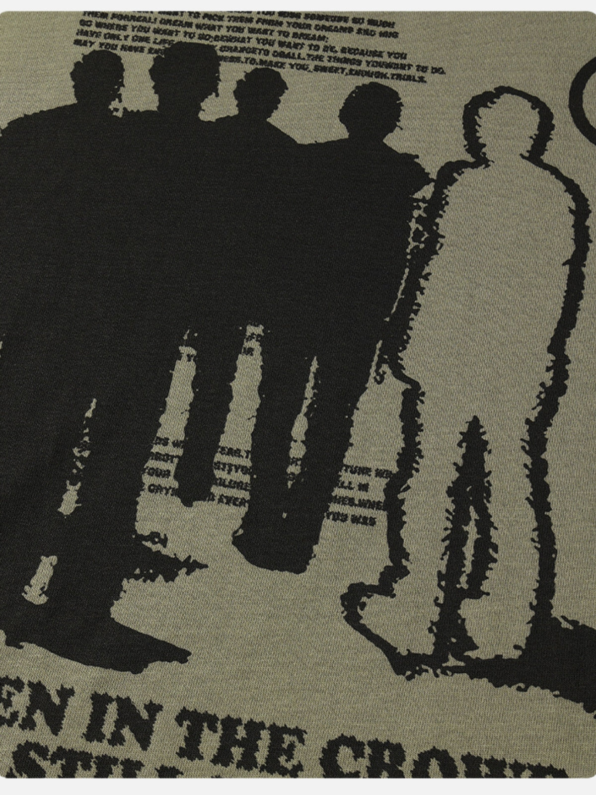 CROWD - Oversized Print T-Shirt | Teenwear.eu