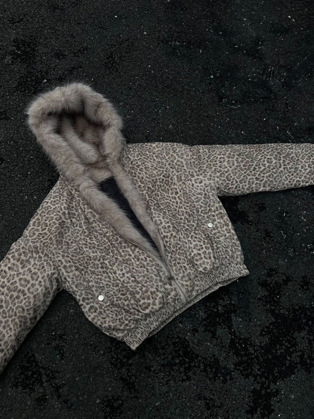 WILD VEIL - Oversized Leopard Print Jacket | Teenwear.eu