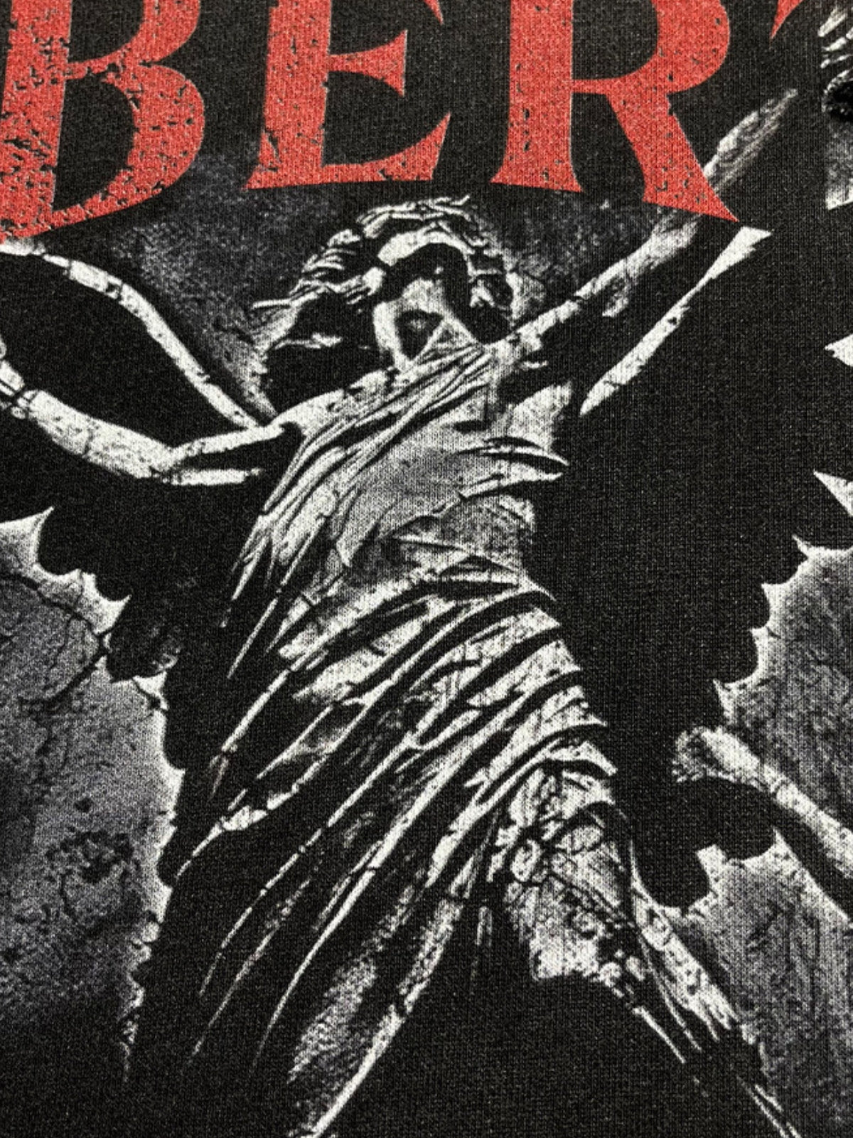 LIBERTY - Oversized Cropped Print Hoodie | Teenwear.eu