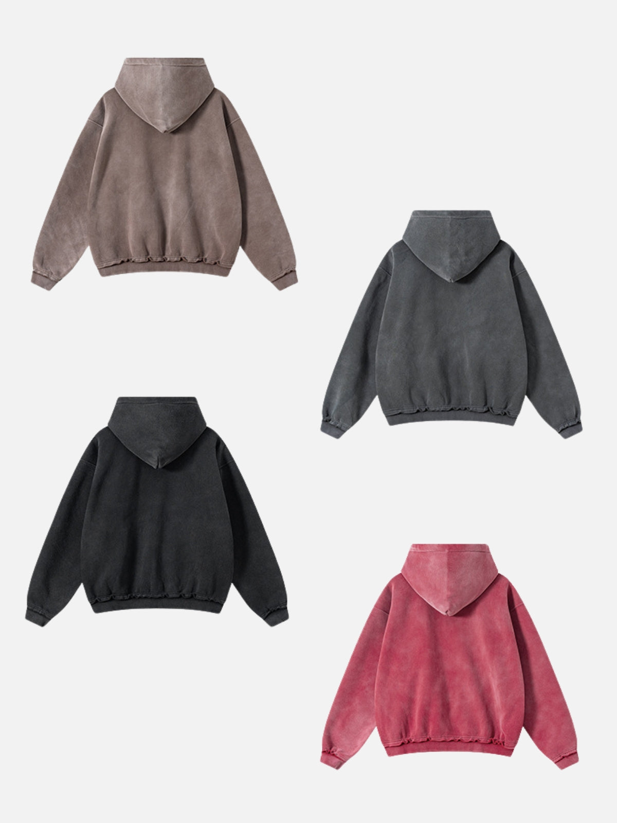 DESTROYLI - Premium Oversized Basic Zip Up Hoodie | Teenwear.eu