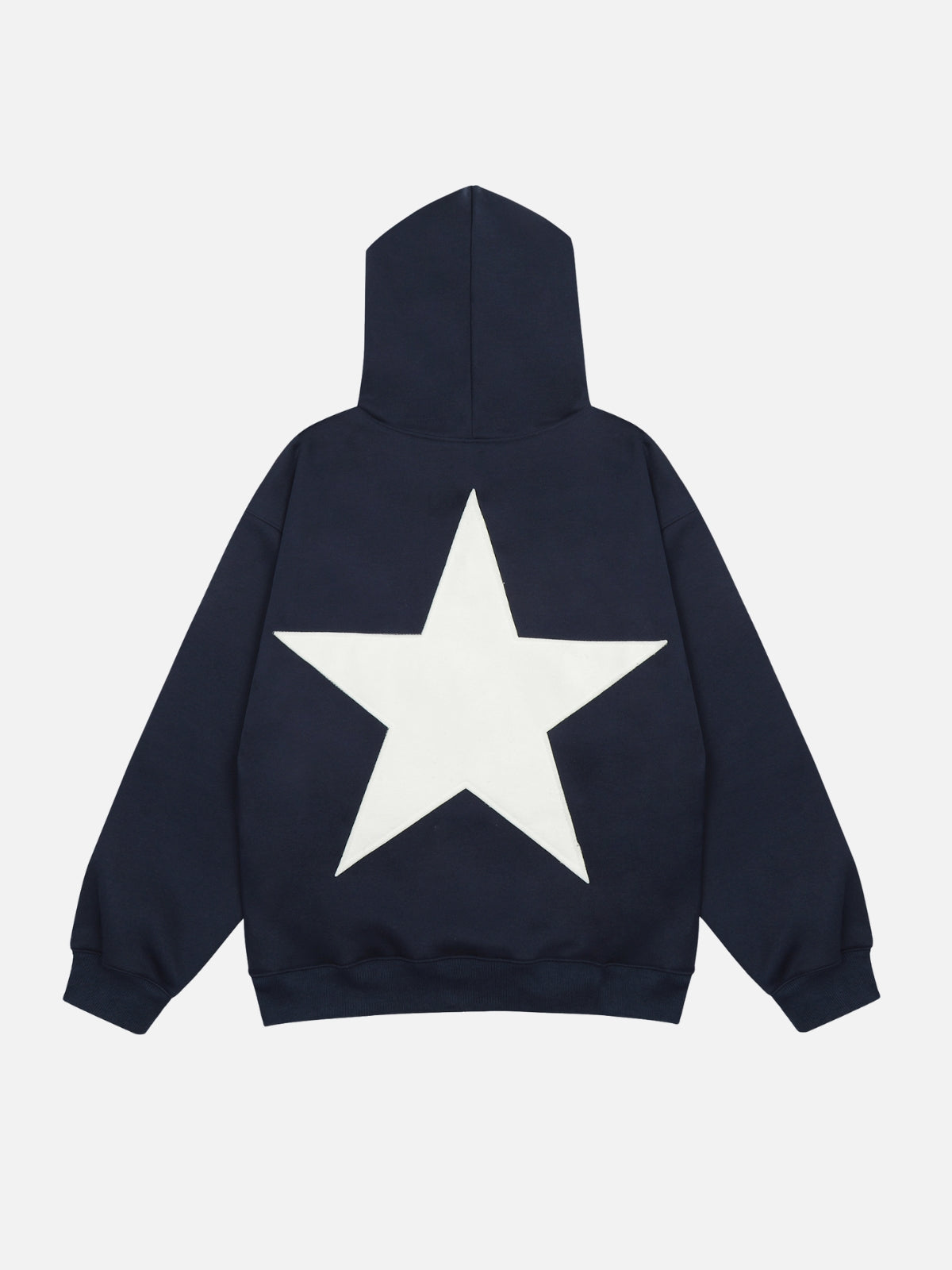 NOIRFLARE - Oversized Embroidered Hoodie | Teenwear.eu