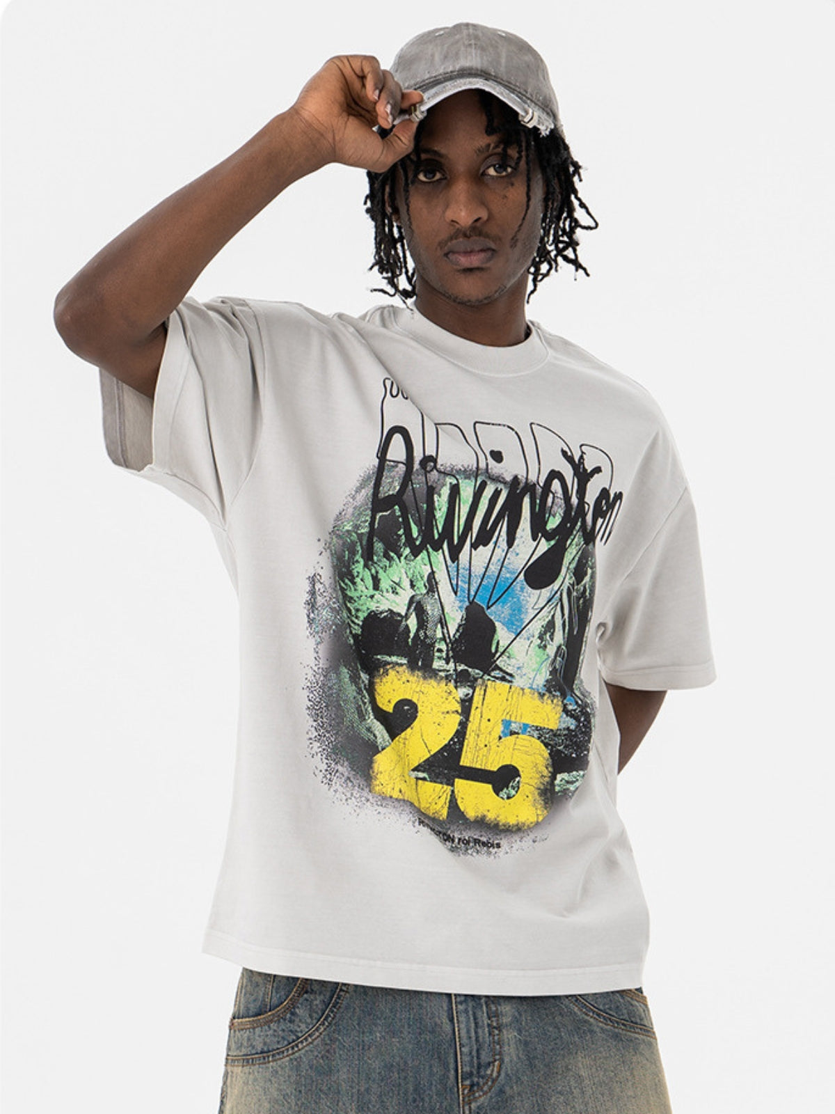 RIVINGTON - Oversized Print T-Shirt | Teenwear.eu