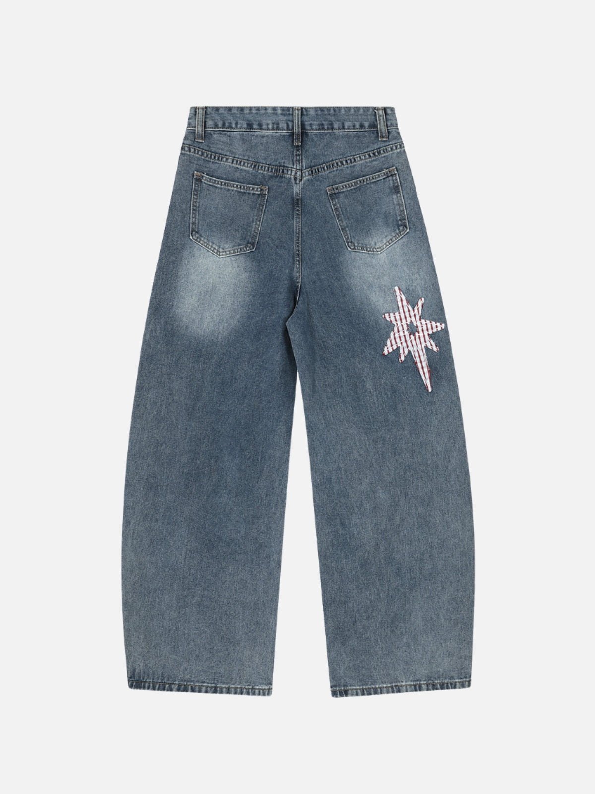 YEEHAW - Baggy Embroidered Basic Jeans | Teenwear.eu