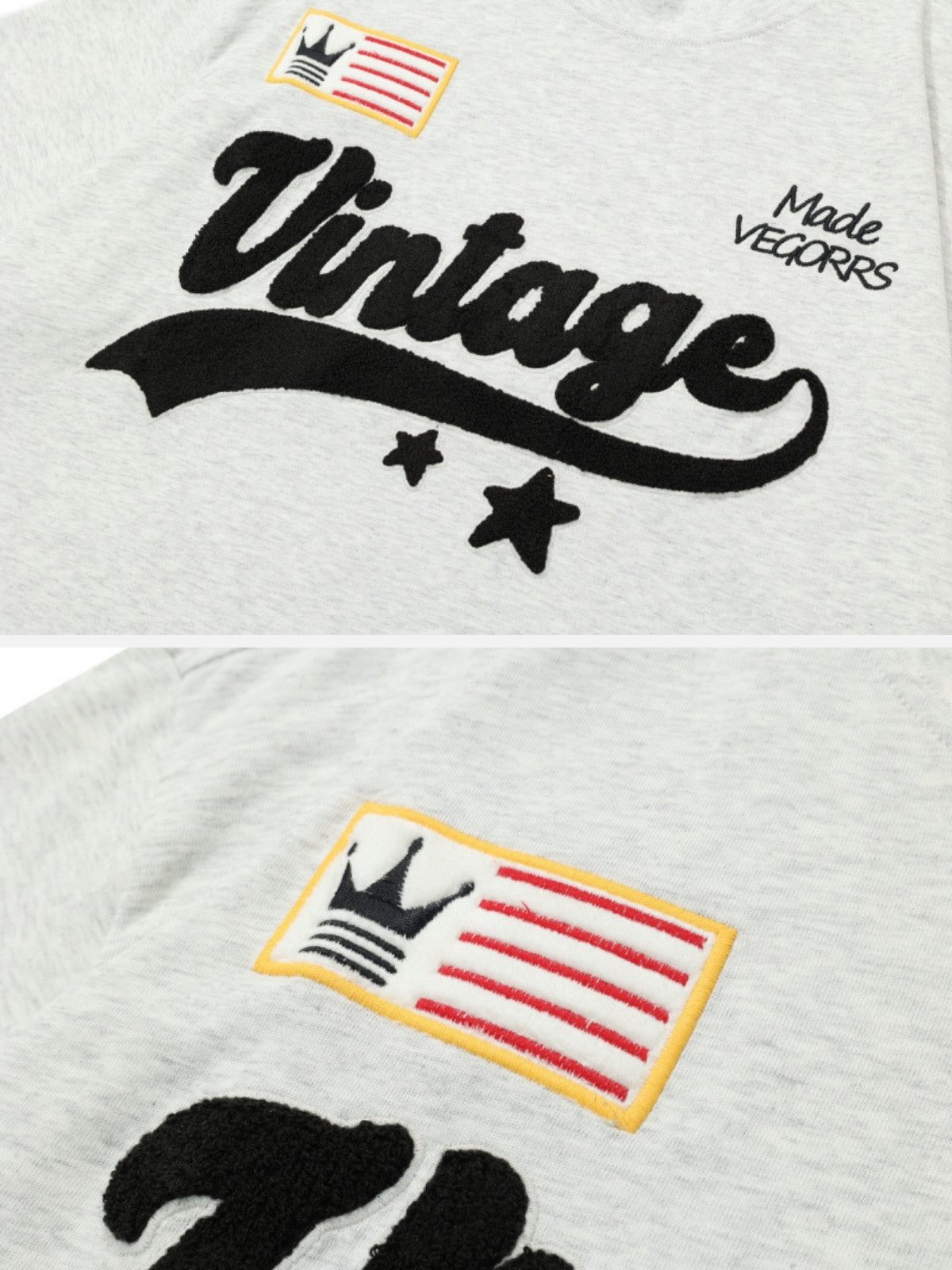 VINTAGE - Oversized Embroidered T-Shirt | Teenwear.eu