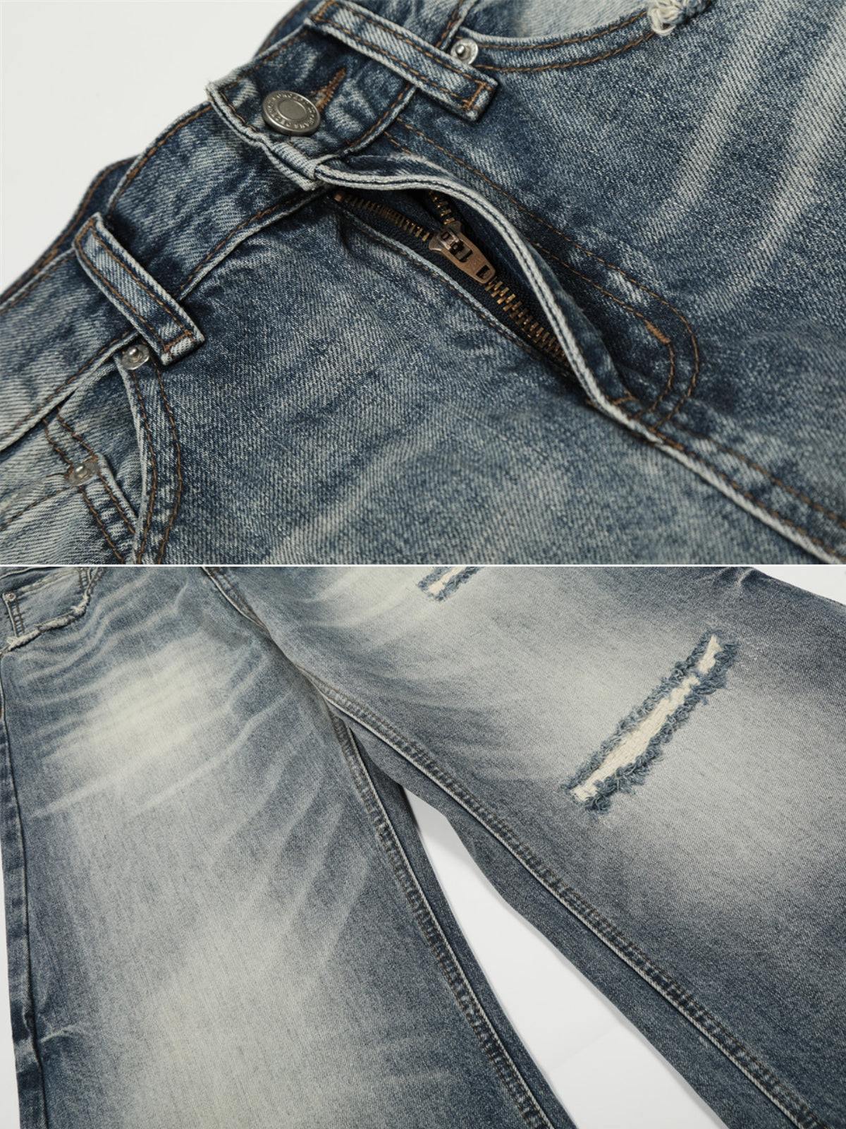 CRASO – Baggy Distressed Basic Jeans | Teenwear.eu