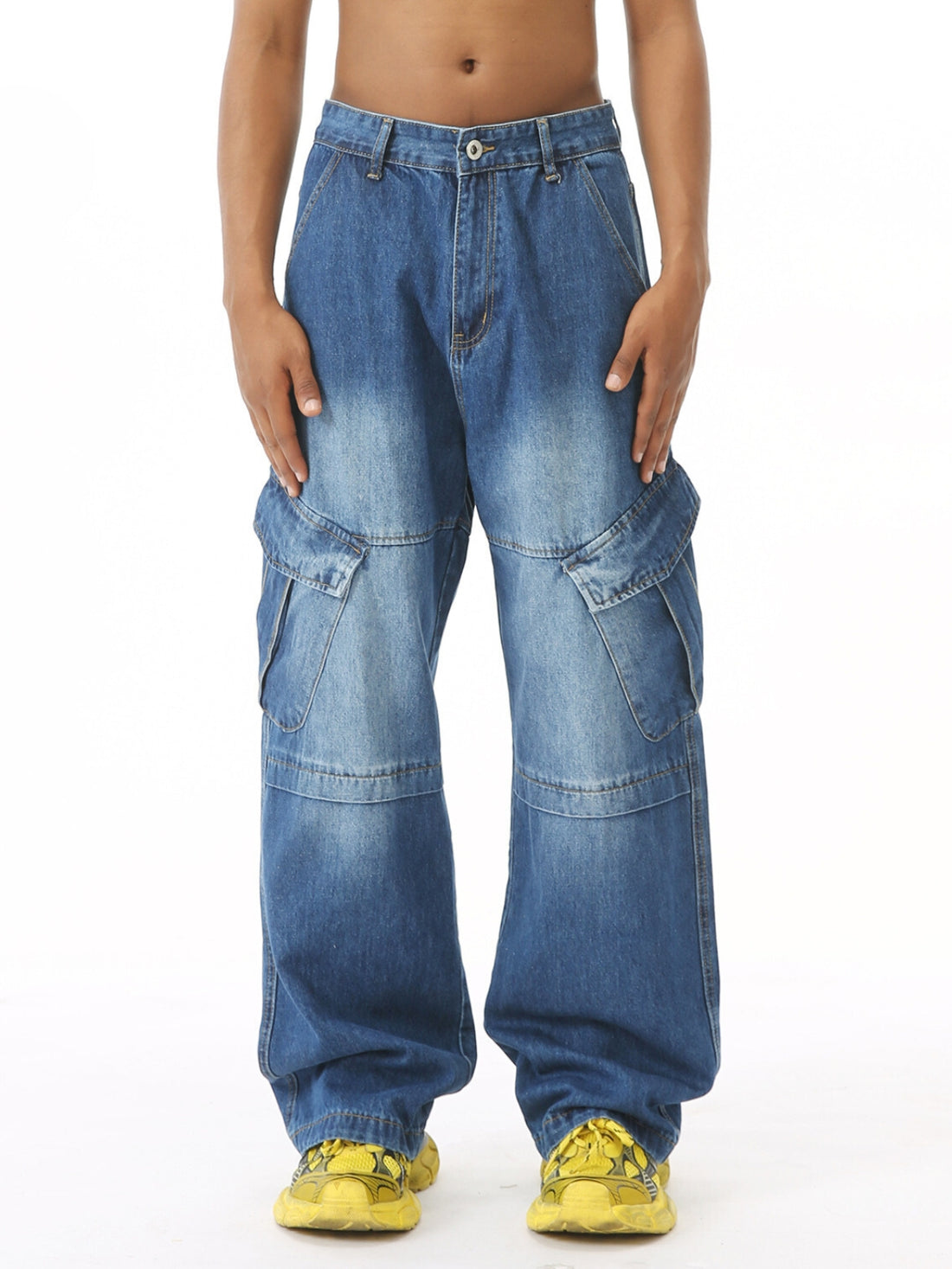 POCKETLESS - Baggy Cargo Jeans | Teenwear.eu