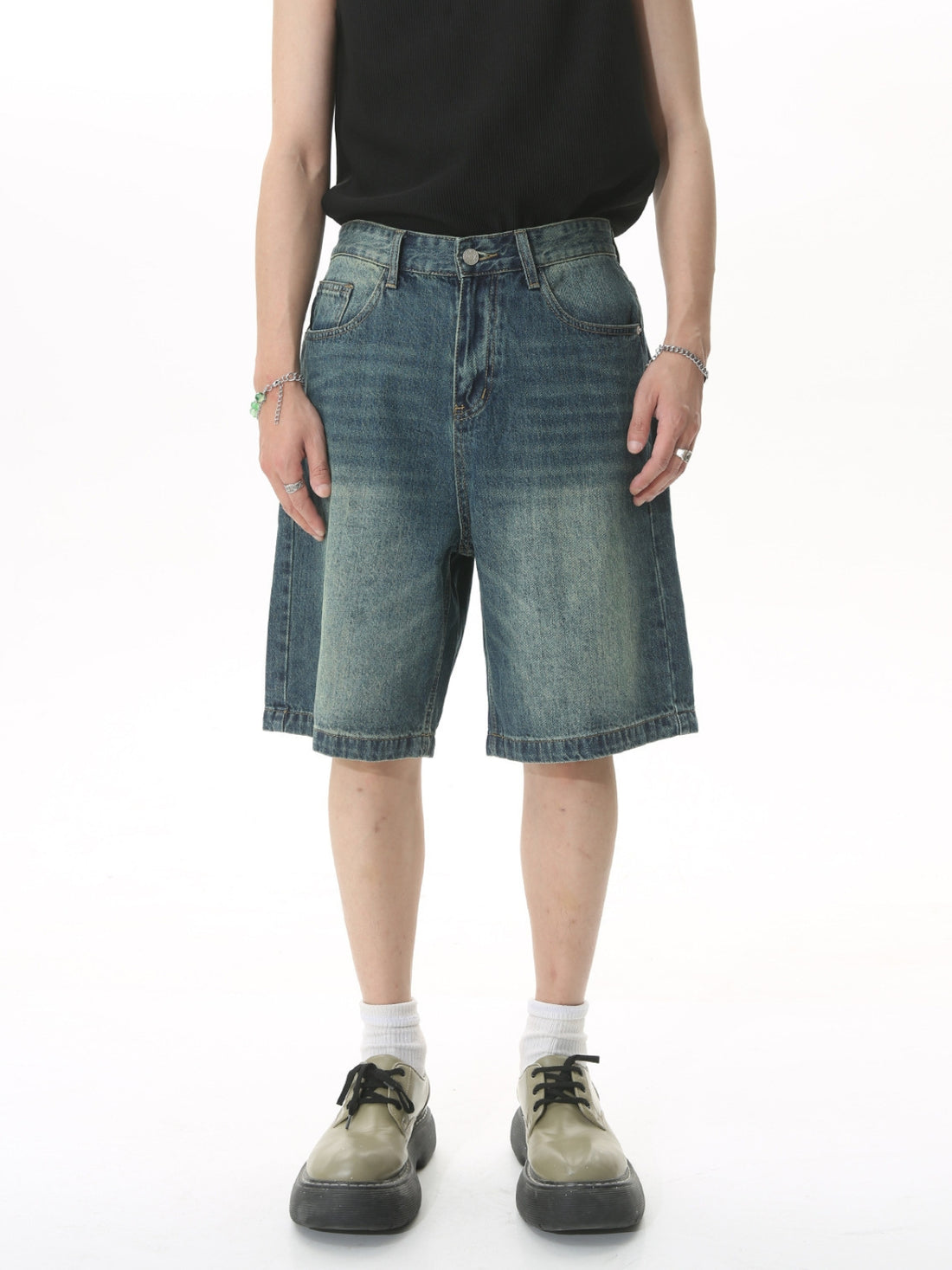 SEAR - Straight Denim Shorts | Teenwear.eu