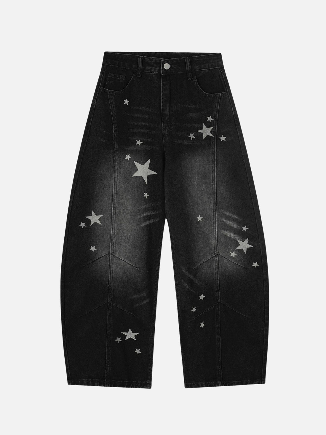 MEANTARS - Baggy Graphic Jeans Blue | Teenwear.eu