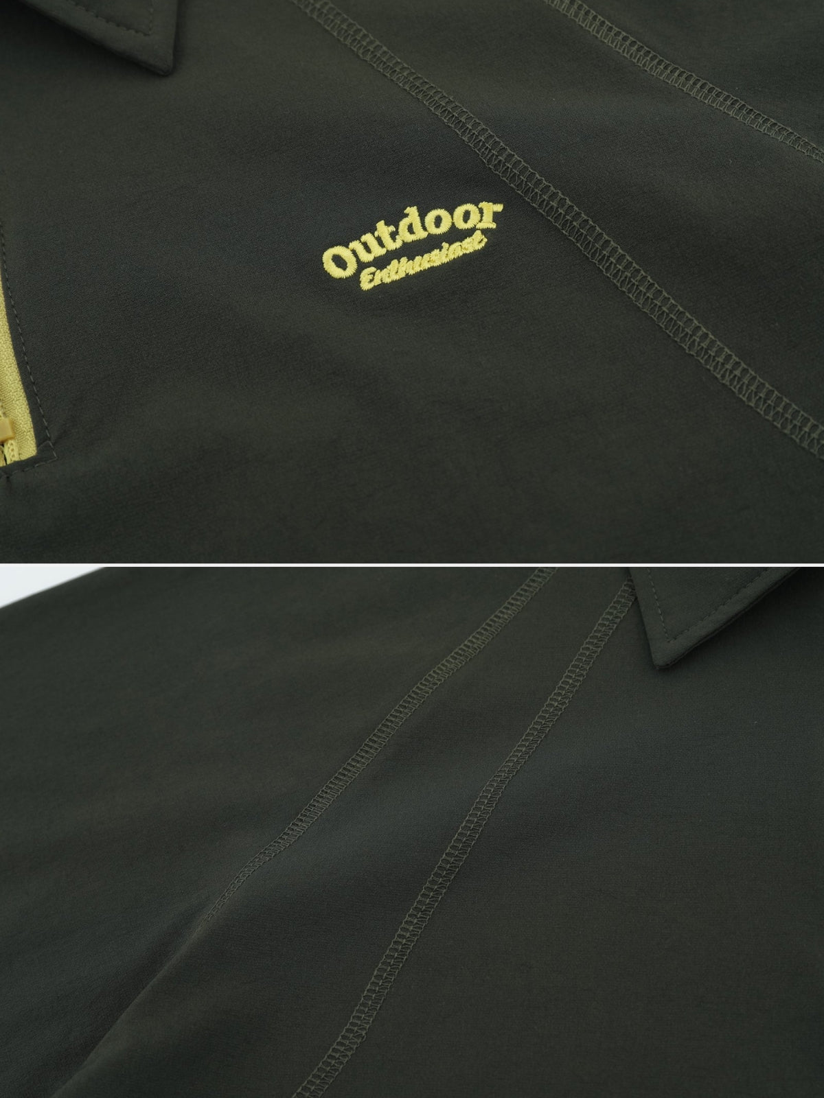 OUTDOOR - Oversized Embroidered Basic Polo Shirt | Teenwear.eu