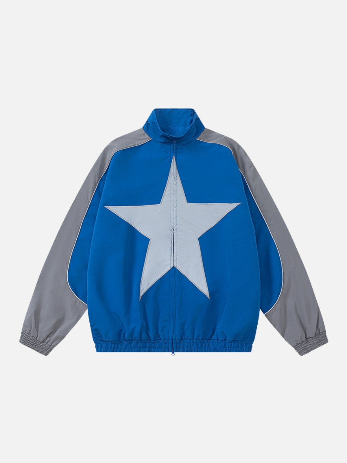 BIG STAR - Oversized Graphic Jacket Blue | Teenwear.eu